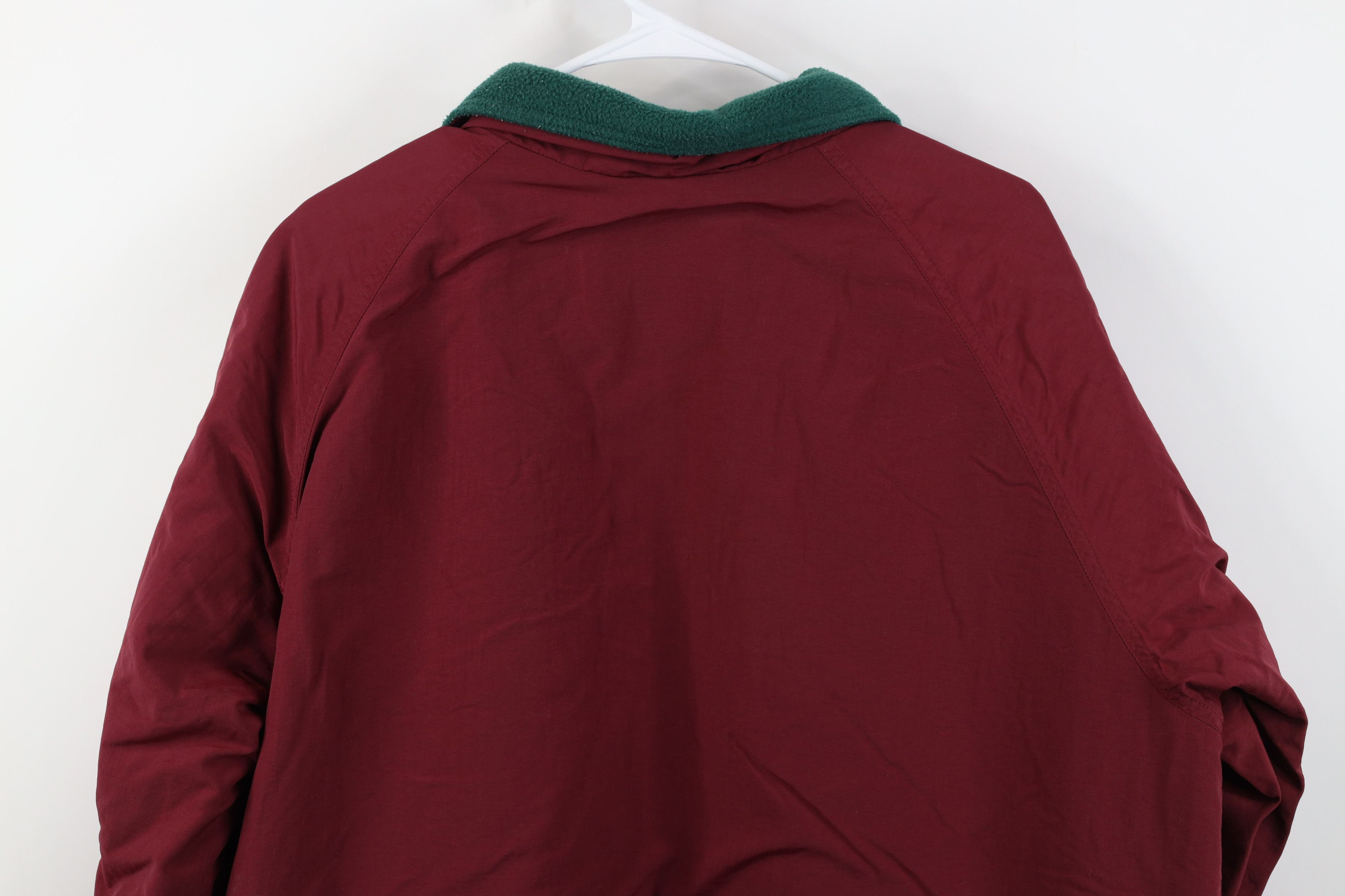 Lands' End Vintage 90s Lands End Fleece Lined Squall Bomber Jacket USA Size US XL / EU 56 / 4 - 14 Thumbnail