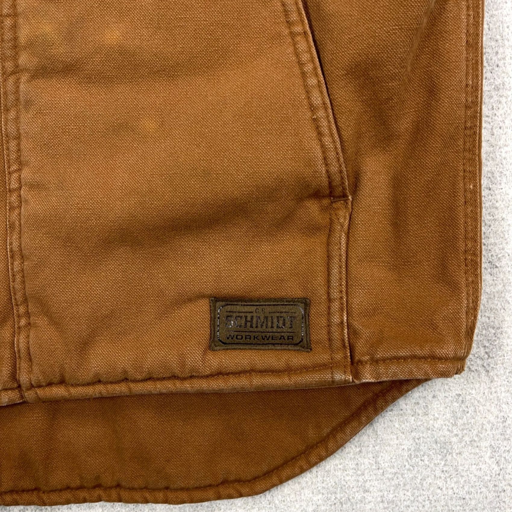 Vintage VINTAGE CE Schmidt Vest Men Medium Brown Duck Canvas Sherpa Lined Workwear Jacket Size US M / EU 48-50 / 2 - 4 Thumbnail
