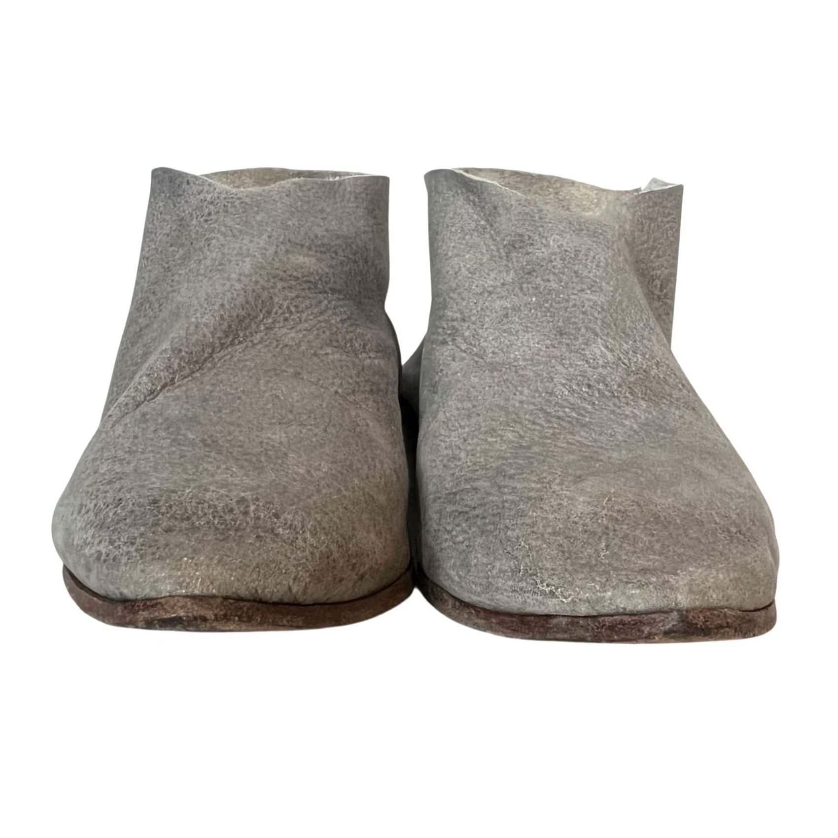 Vintage Elizabeth Suzann Sevilla Smith Terilyn Leather Booties Women’s Gray 39 / 8-8.5 Size US 8 / IT 38 - 6 Thumbnail