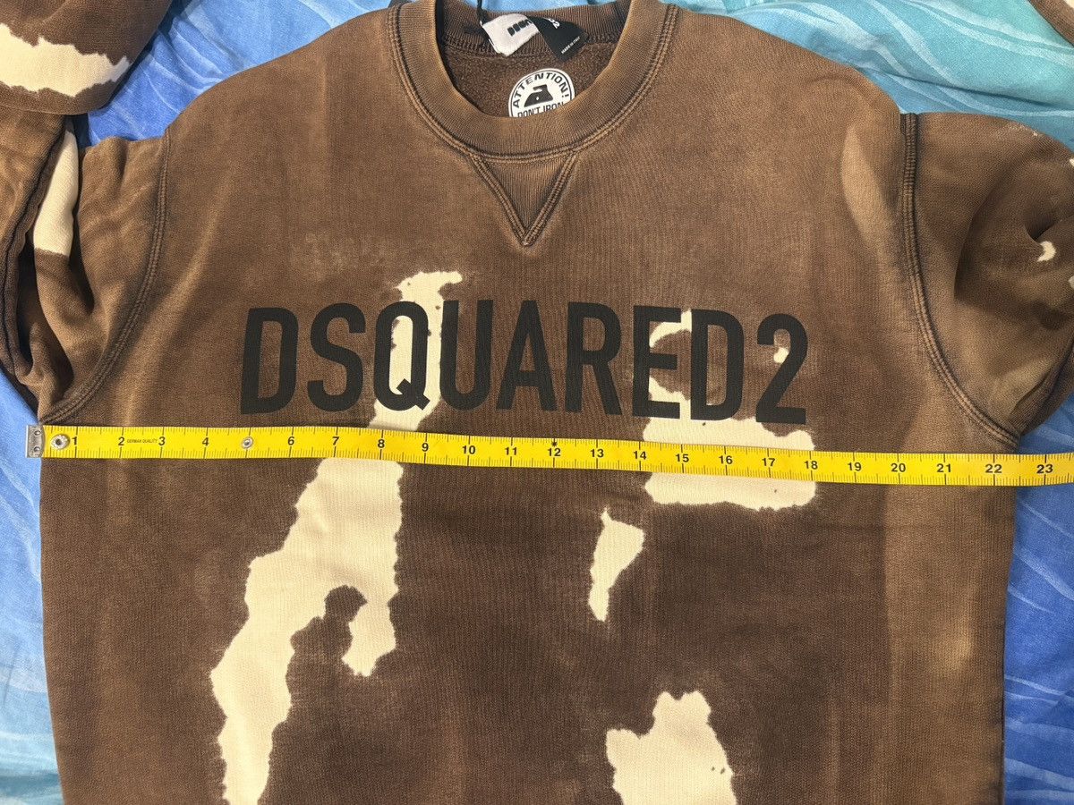 Dsquared2 Dsquared2 Brown And White Sweatshirt Small Size US S / EU 44-46 / 1 - 7 Thumbnail