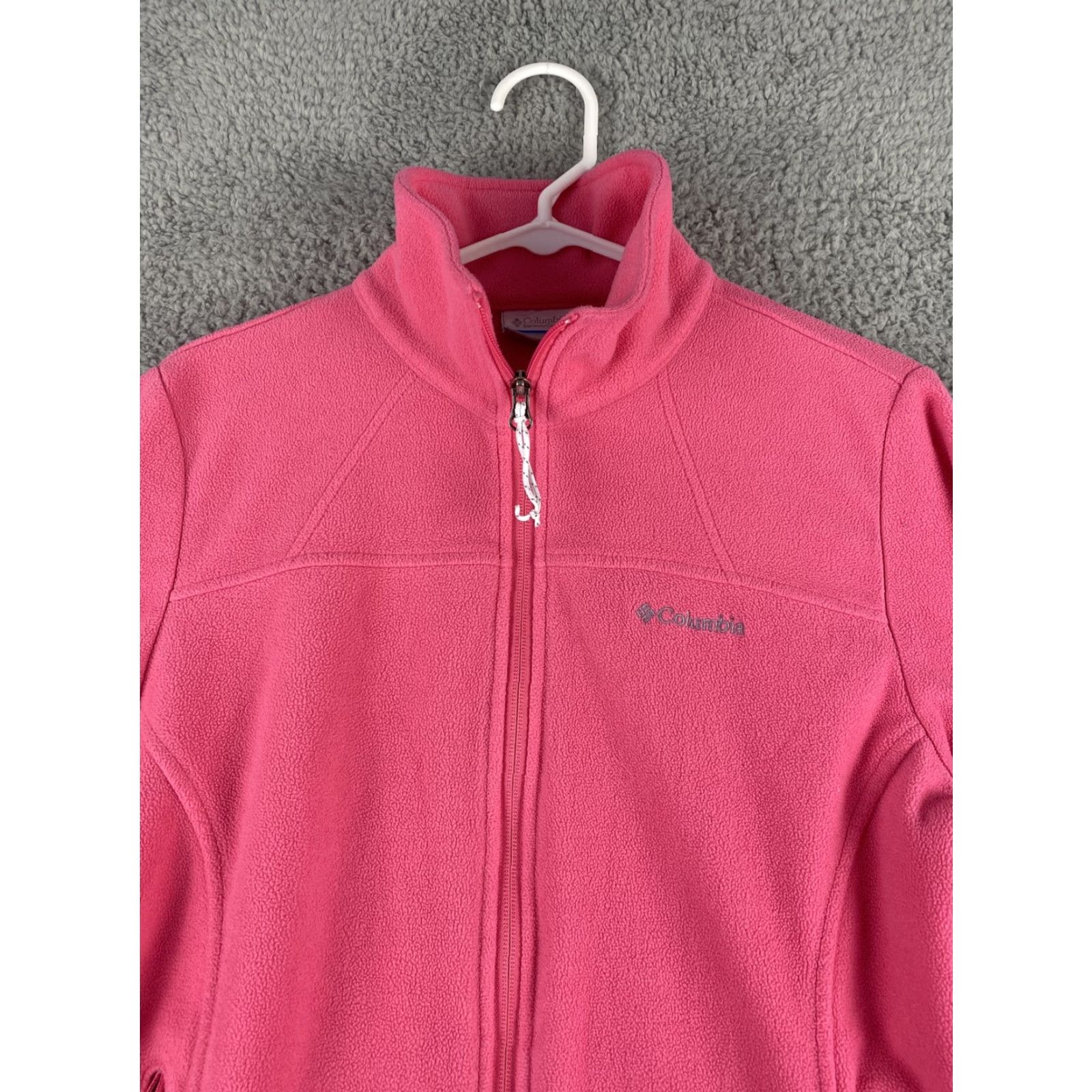 Pinko Columbia Women’s Medium Pink Full Zip Fleece Jacket Zipped Pockets Jacket Regular Zip Pockets Women M Pink Columbia Size M / US 6-8 / IT 42-44 - 2 Thumbnail