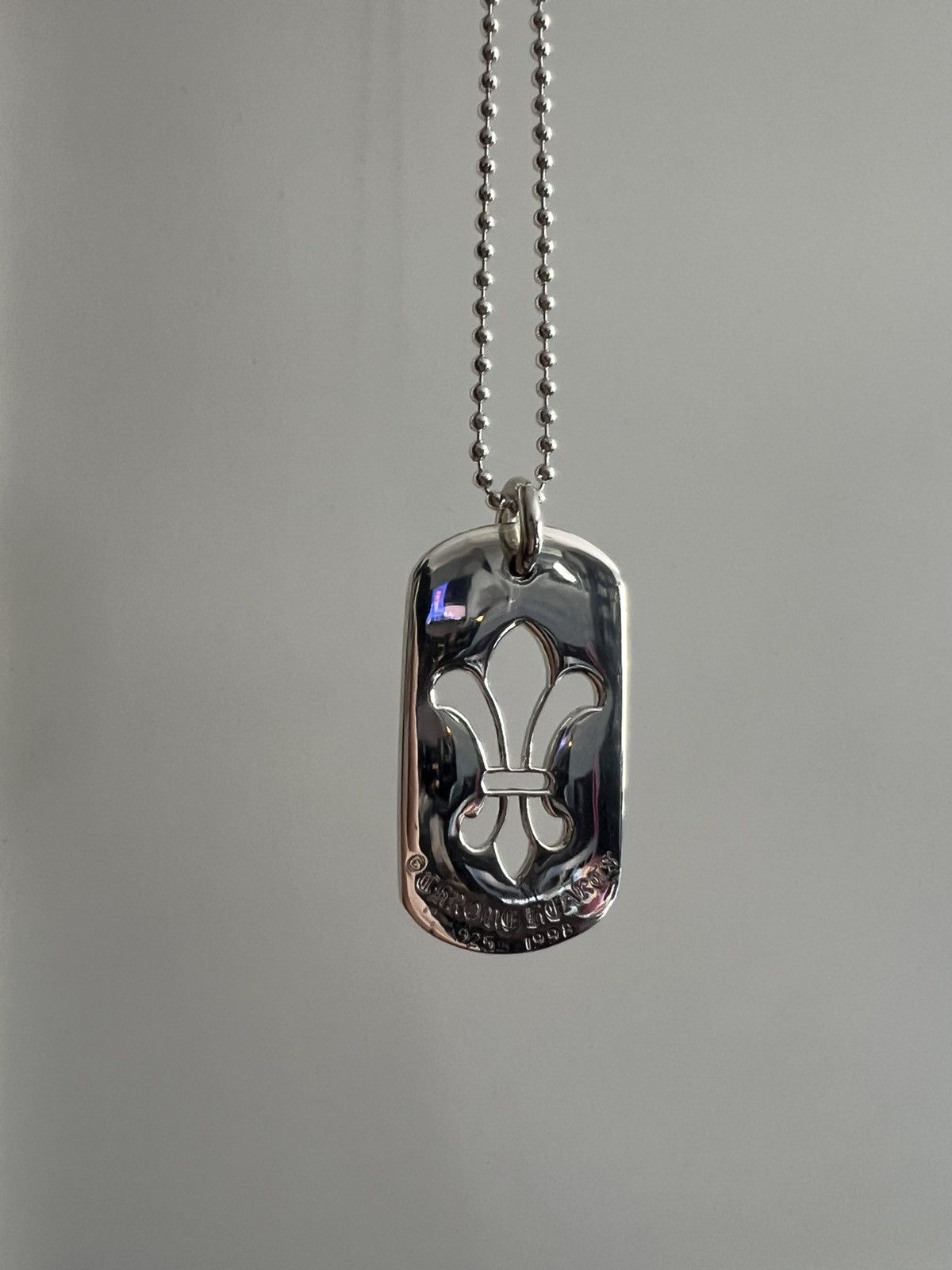 Chrome Hearts CHROME HEARTS FLEUR DE LIS .925 SILVER DOG TAG Size ONE SIZE - 8 Thumbnail