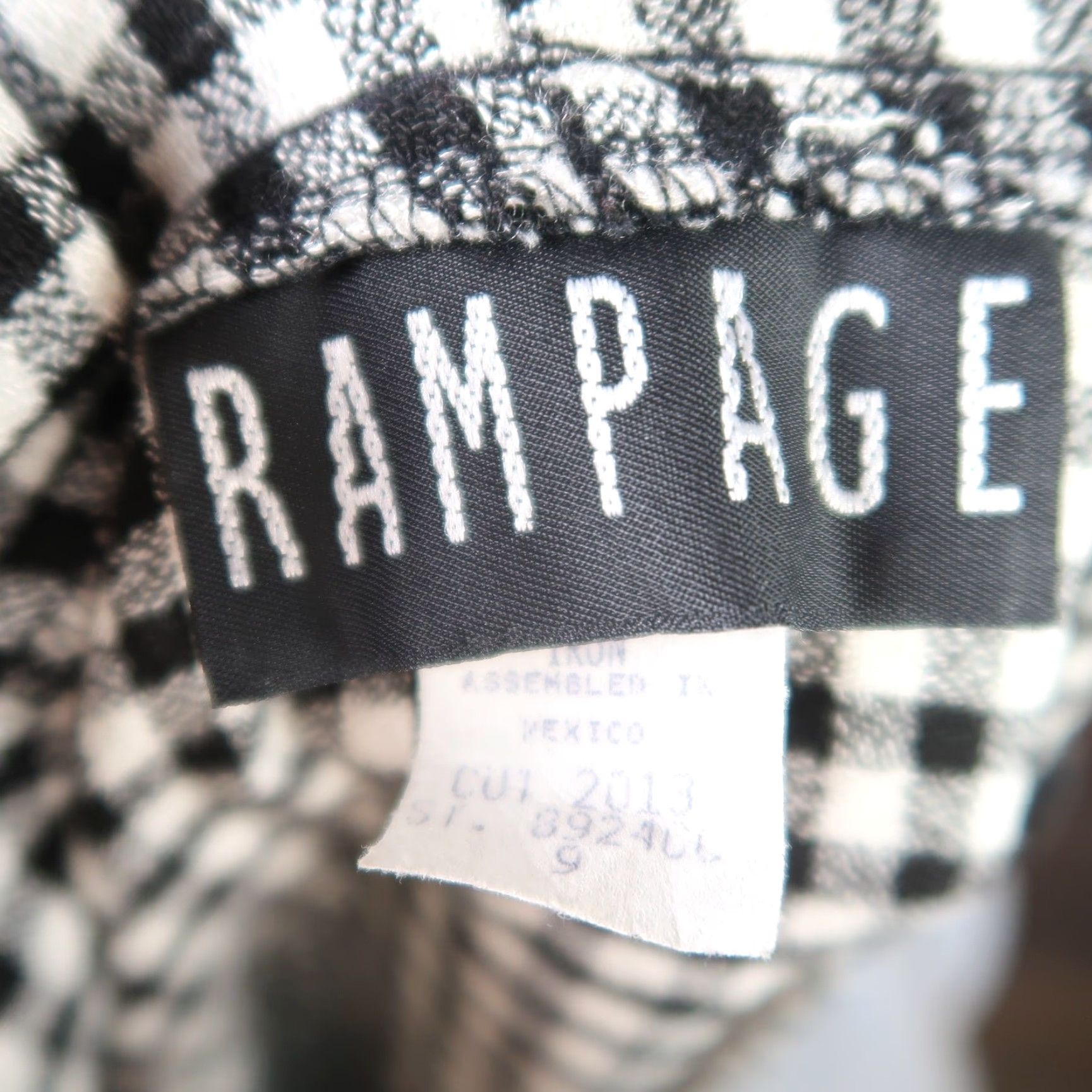 Vintage VINTAGE Rampage Blazer Jacket Check Gingham Swing Cotton 9 Women Mens Womens 90s 80s Casual Workwear Size M / US 6-8 / IT 42-44 - 5 Thumbnail