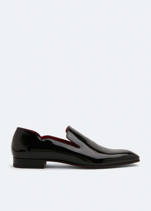 Christian Louboutin o1s1wg110924 Marquees Flat Loafer in Black Size US 8 / EU 41 - 1 Thumbnail