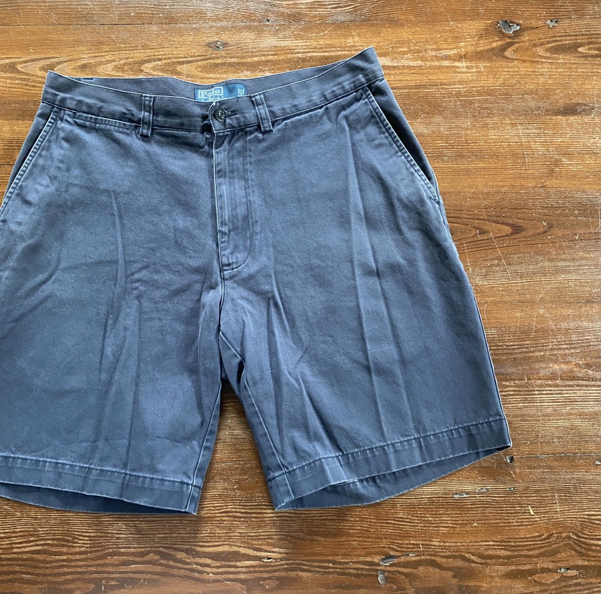 Polo Ralph Lauren Vintage 90’s Polo Ralph Lauren Faded Navy Prospect Shorts Size US 32 / EU 48 - 1 Thumbnail