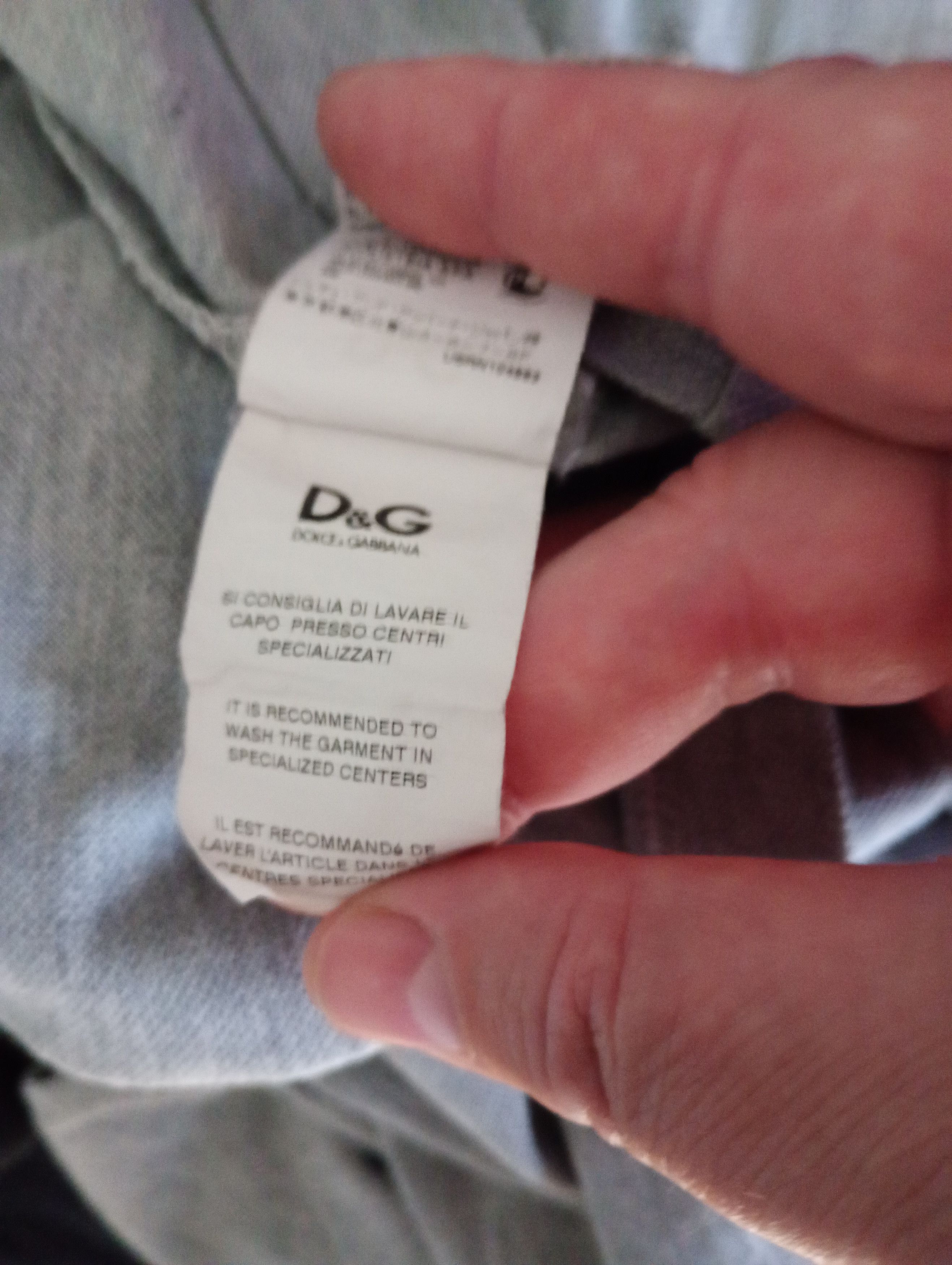 Designer × Dolce & Gabbana Dolce & Gabbana Polo Shirt Vintage 90's Size US L / EU 52-54 / 3 - 14 Thumbnail