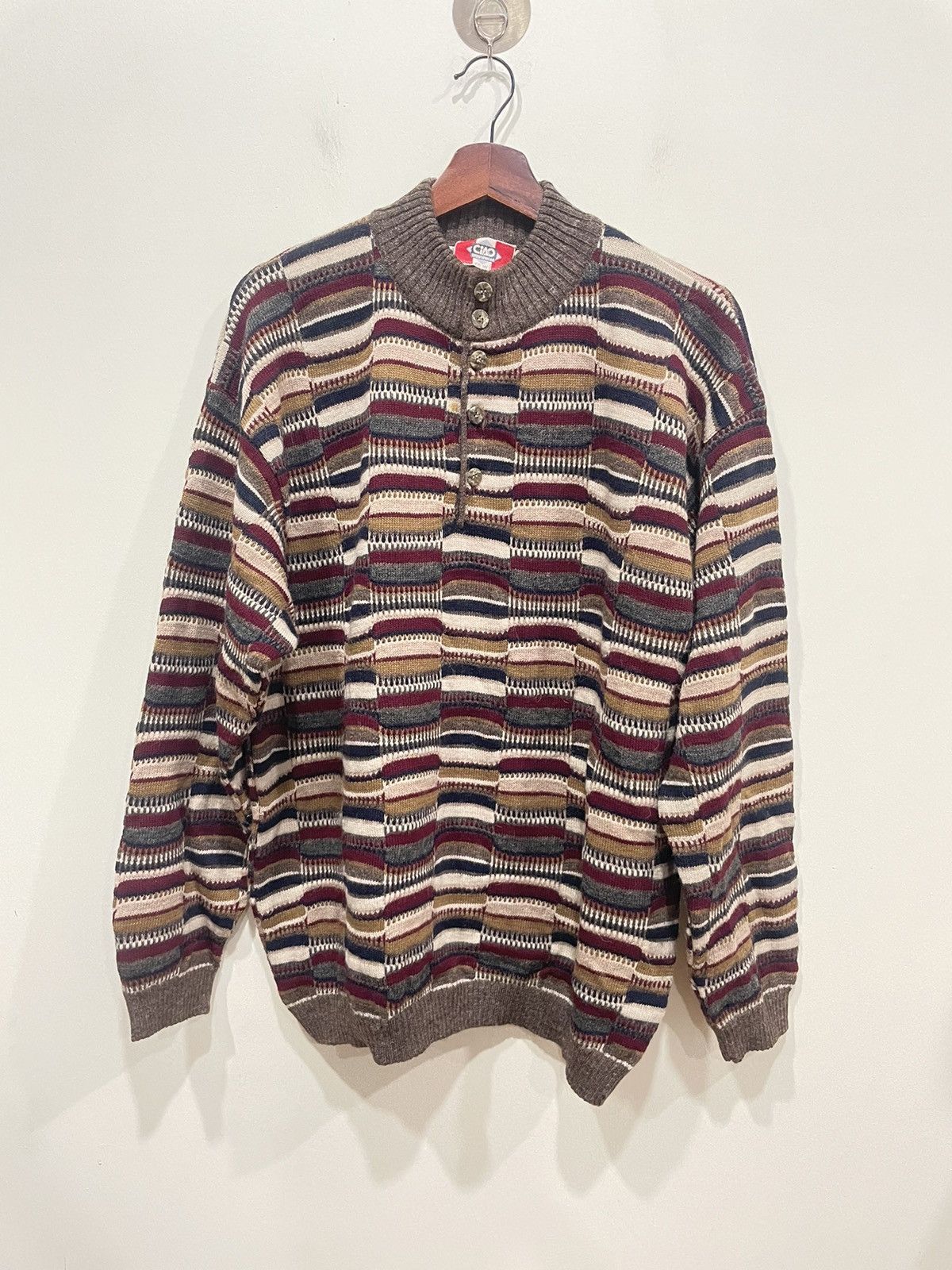 image of Vintage Ciao Sportwear Sweater in Violet, Women's (Size Large)