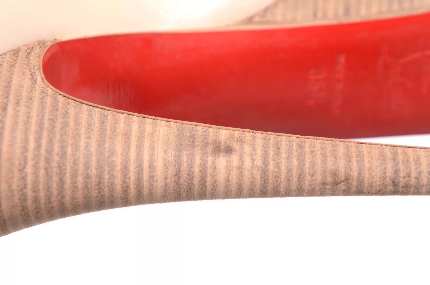 Christian Louboutin CL Authentic Platform Heels 35.5 Size US 5 / IT 35 - 8 Thumbnail