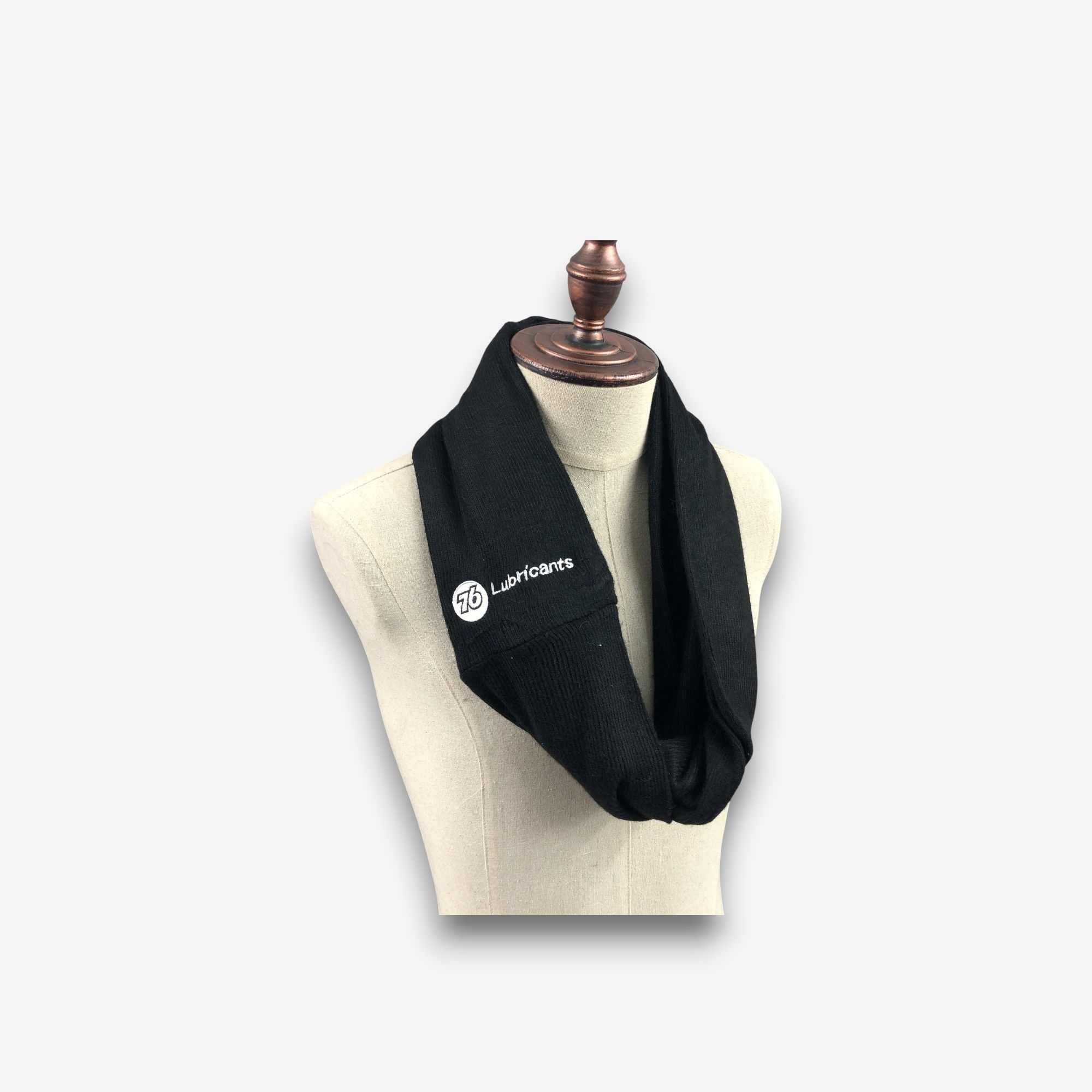 Vintage 76 Union Infinity Scarf Racing Ribbed Wool Scarves.