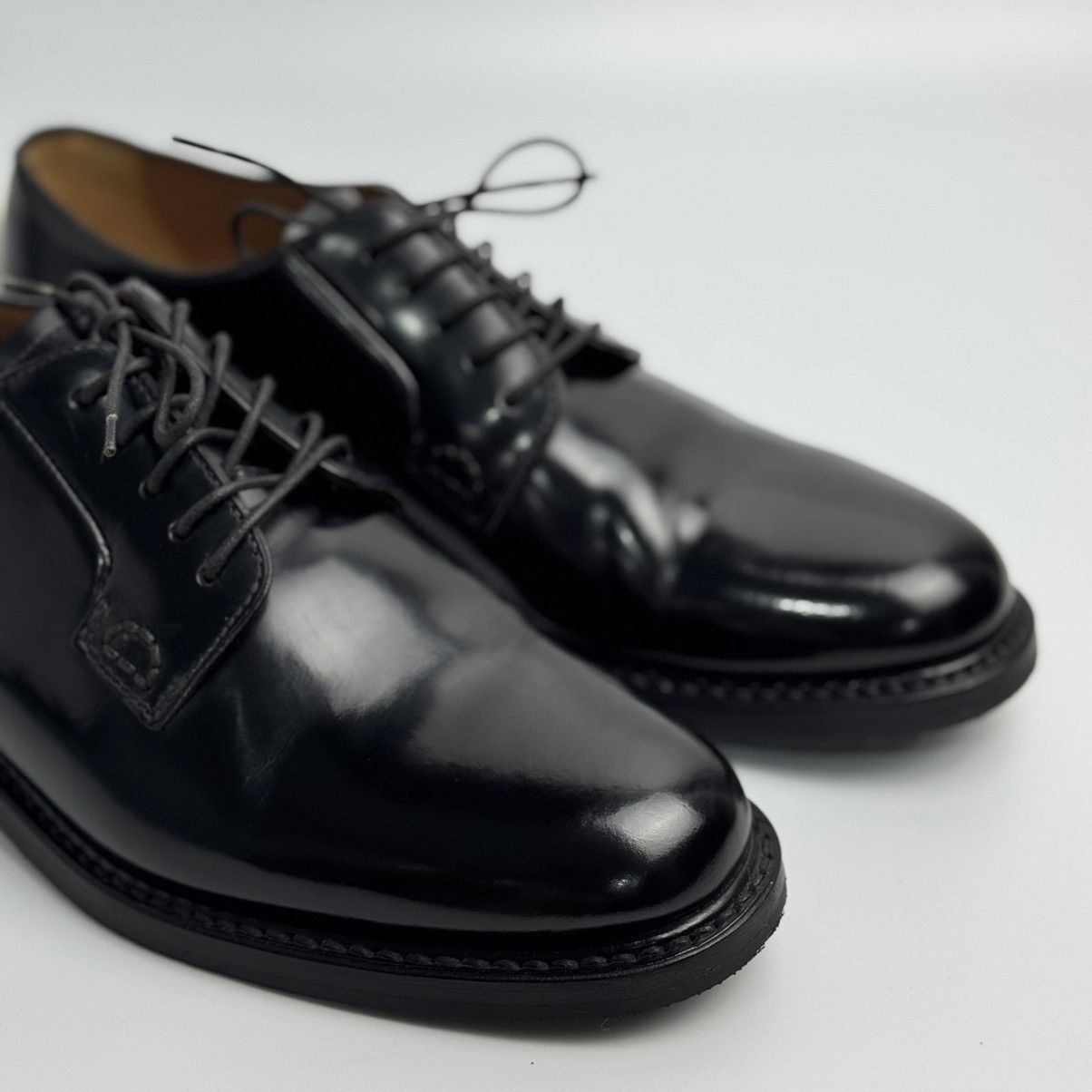 Church's Church’s Shannon 2 WR Derby Polished Black Womens Shoes🖤🔥 Size US 8 / IT 38 - 15 Thumbnail