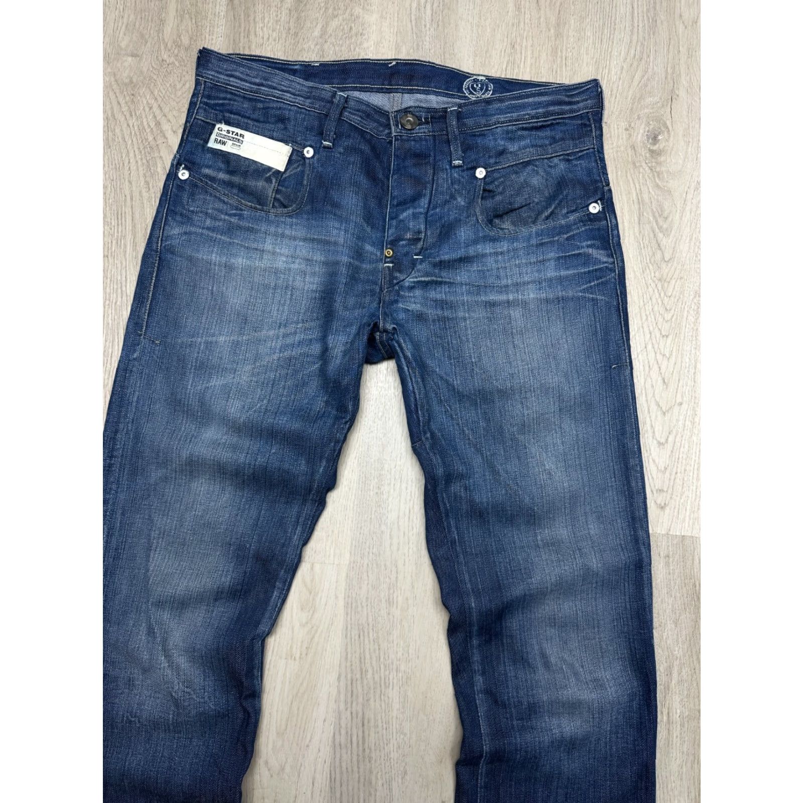 G-Star G-Star RAW Blade Slim Mens Denim Jeans Size 31 Blue Stars Pants 31 Jeans Mens Shades Women? Size US 31 - 2 Thumbnail