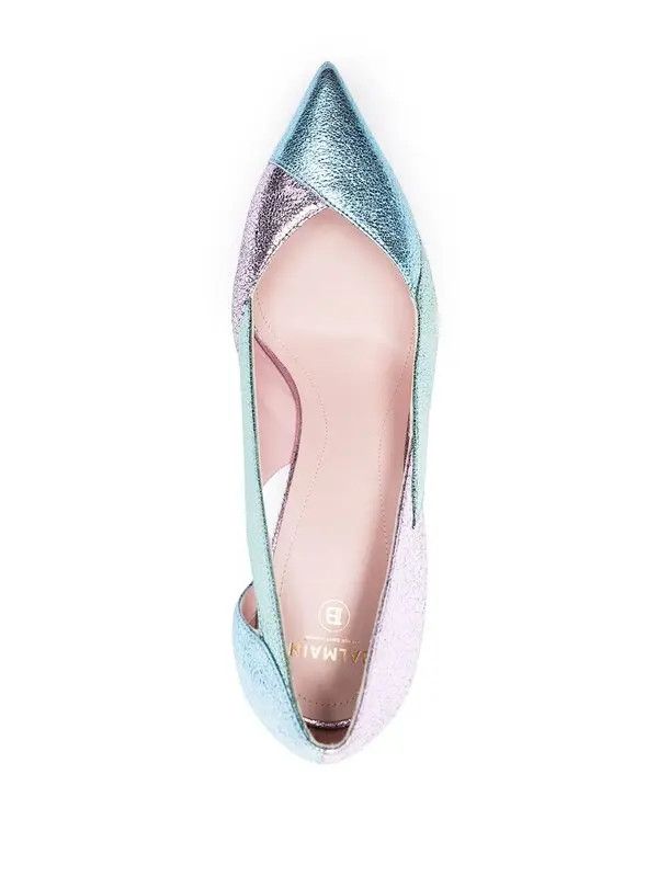 Balmain o1y0625 Pumps in Sky Blue/Light Purple Size US 7 / IT 37 - 4 Thumbnail
