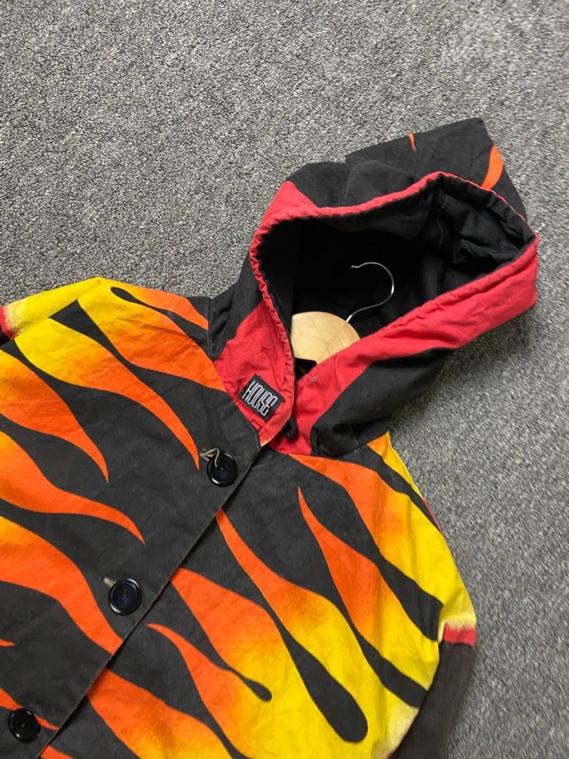 Japanese Brand HOUSE Japanese Brand Flames Button Jacket (196) Size US S / EU 44-46 / 1 - 7 Thumbnail