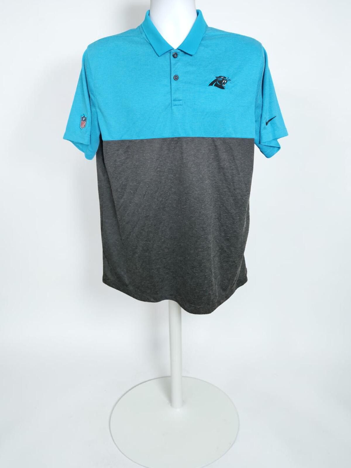 Nike Nike Dri-Fit Carolina Panthers NFL Polo Shirt Large Size US L / EU 52-54 / 3 - 2 Thumbnail