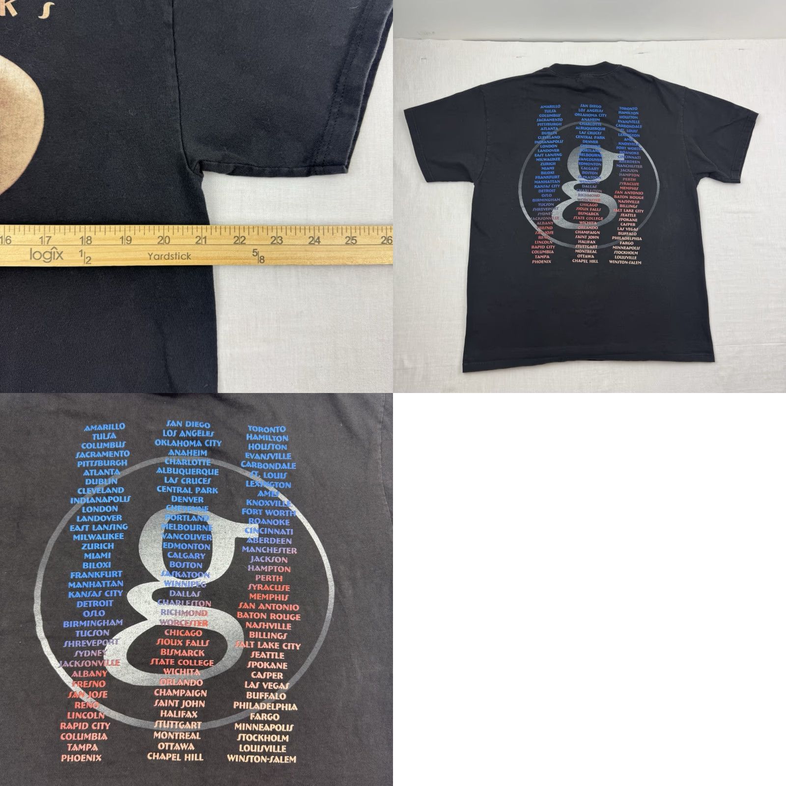 Hanes VINTAGE Garth Brooks T Shirt Adult Large Black 90s Hanes Crew Neck Short Sleeve Mens Band T-Shirt Size US L / EU 52-54 / 3 - 8 Thumbnail