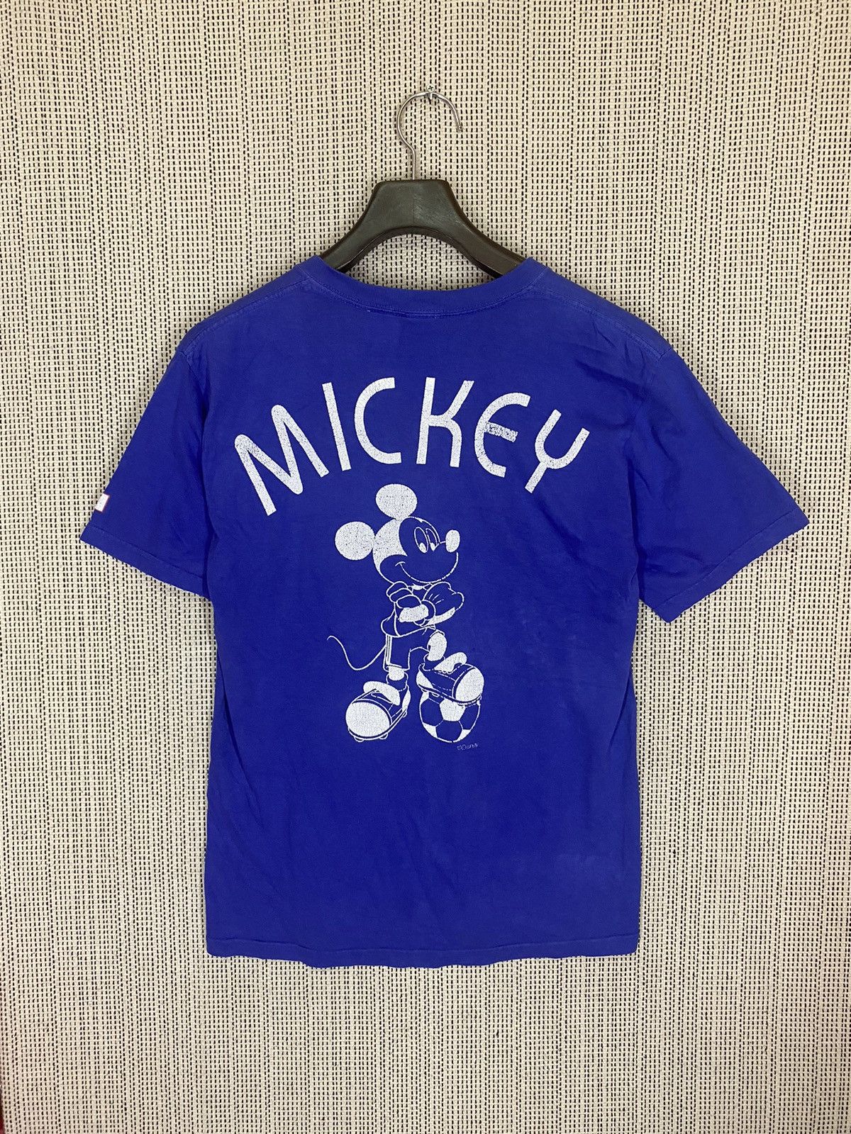 Disney × Japanese Brand × Mickey Mouse ‼️VINTAGE 2006 SAMURAI BLUE JFA X MICKEY TSHIRT Size US M / EU 48-50 / 2 - 2 Thumbnail