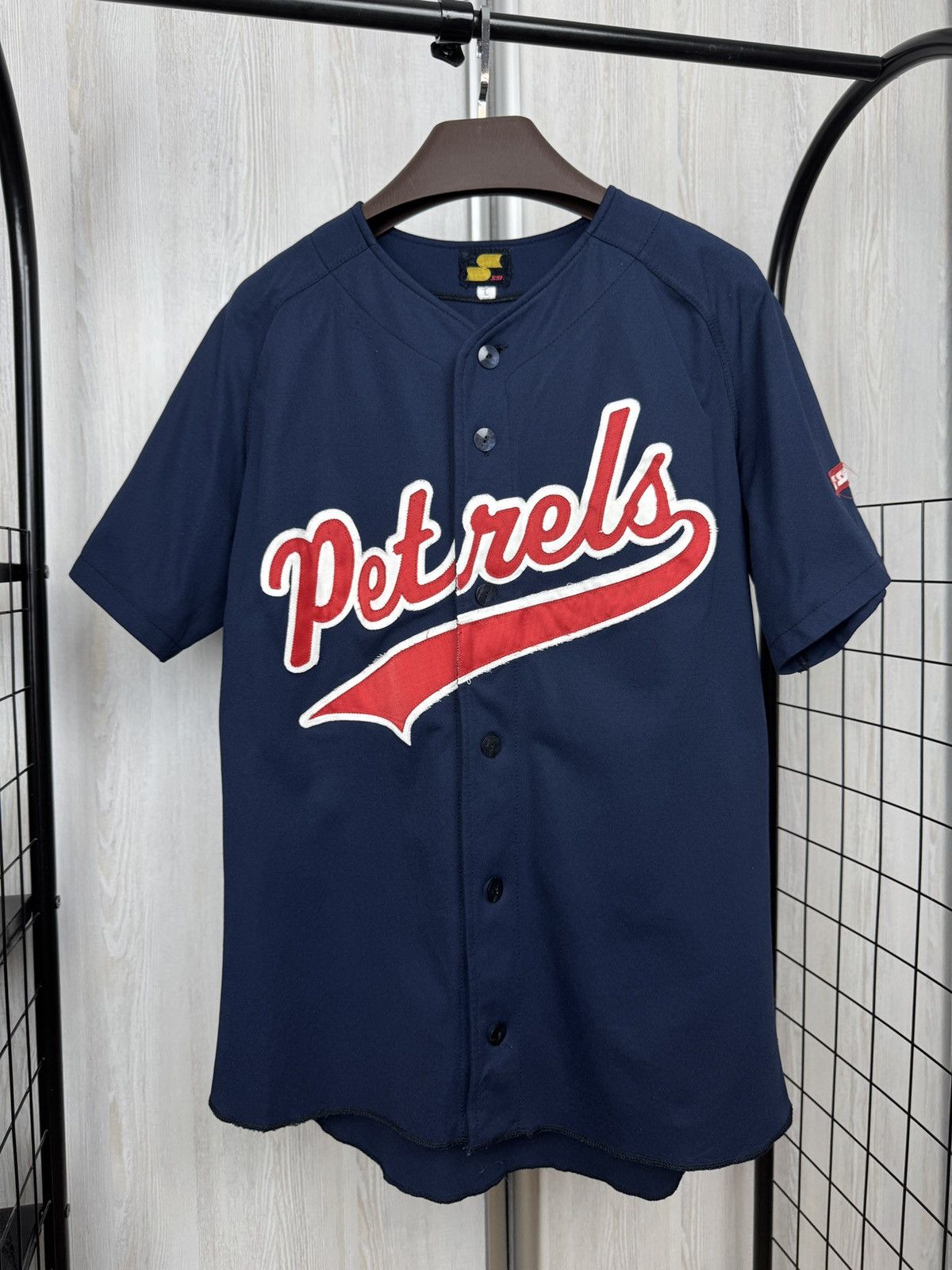 Japanese Brand Vintage 80s SSK Flying Petrels #36 Baseball MLB jersey Size US L / EU 52-54 / 3 - 2 Thumbnail