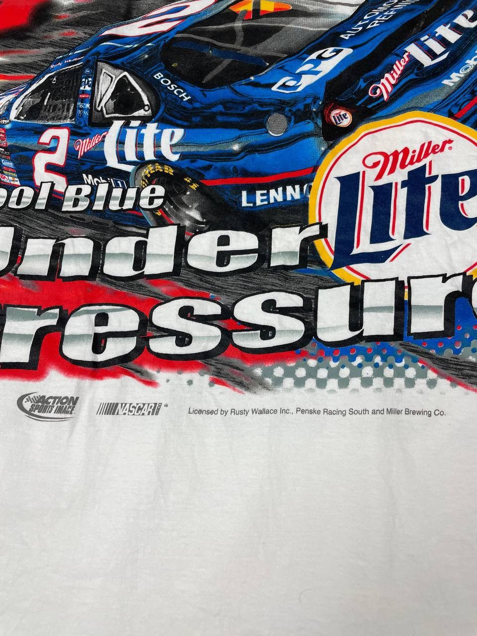NASCAR VINTAGE NASCAR RUSTY WALLACE Allover Print Racing T Shirt Size US XL / EU 56 / 4 - 10 Thumbnail