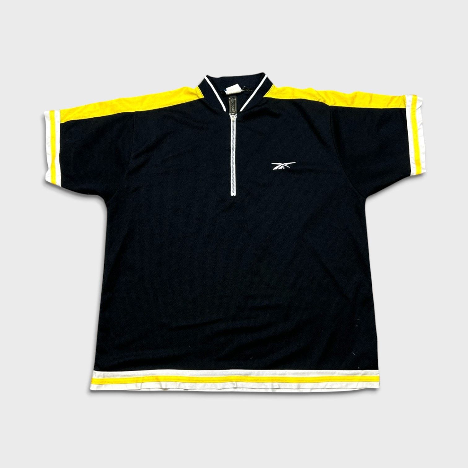 Reebok × Vintage VTG 90s Reebok T Shirt Large Quarter Zip Athletic Active Tee Size US L / EU 52-54 / 3 - 1 Thumbnail