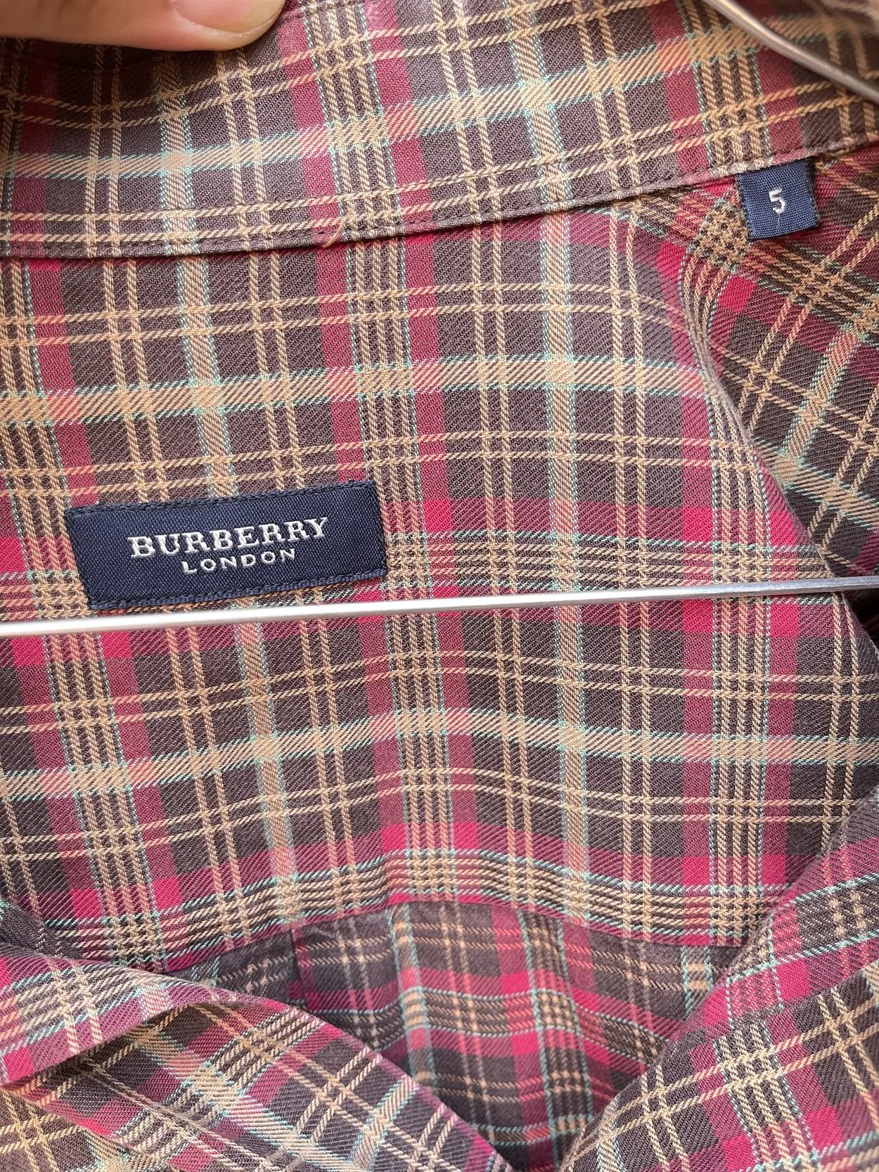 Burberry 🔥 Burberry plaid checkered shirt novacheck size xl Size US XL / EU 56 / 4 - 9 Thumbnail
