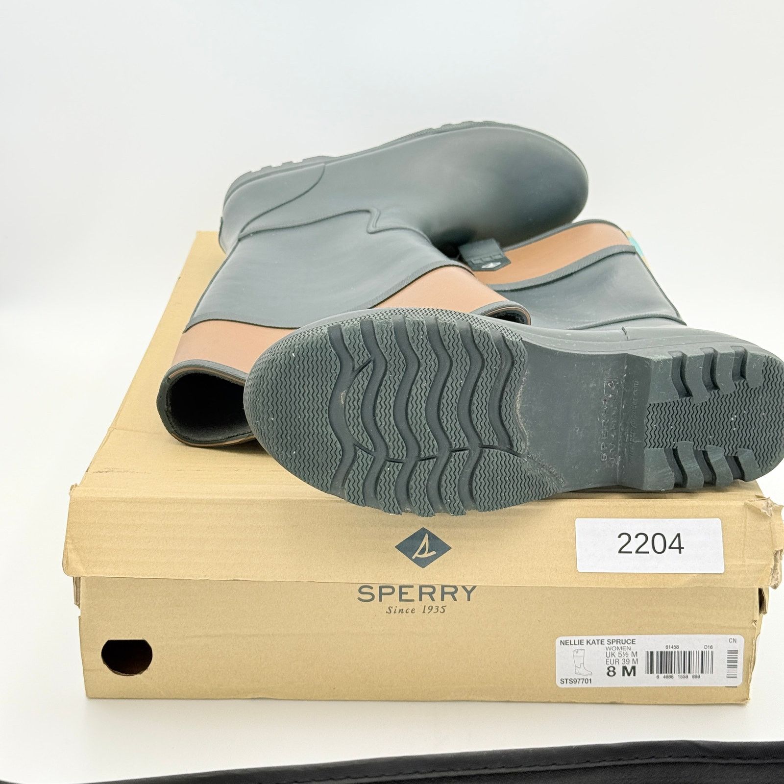 Sperry Sperry Nellie Kate Spruce Waterproof Rain Boots - Size 8 Size US 8 / IT 38 - 2 Thumbnail