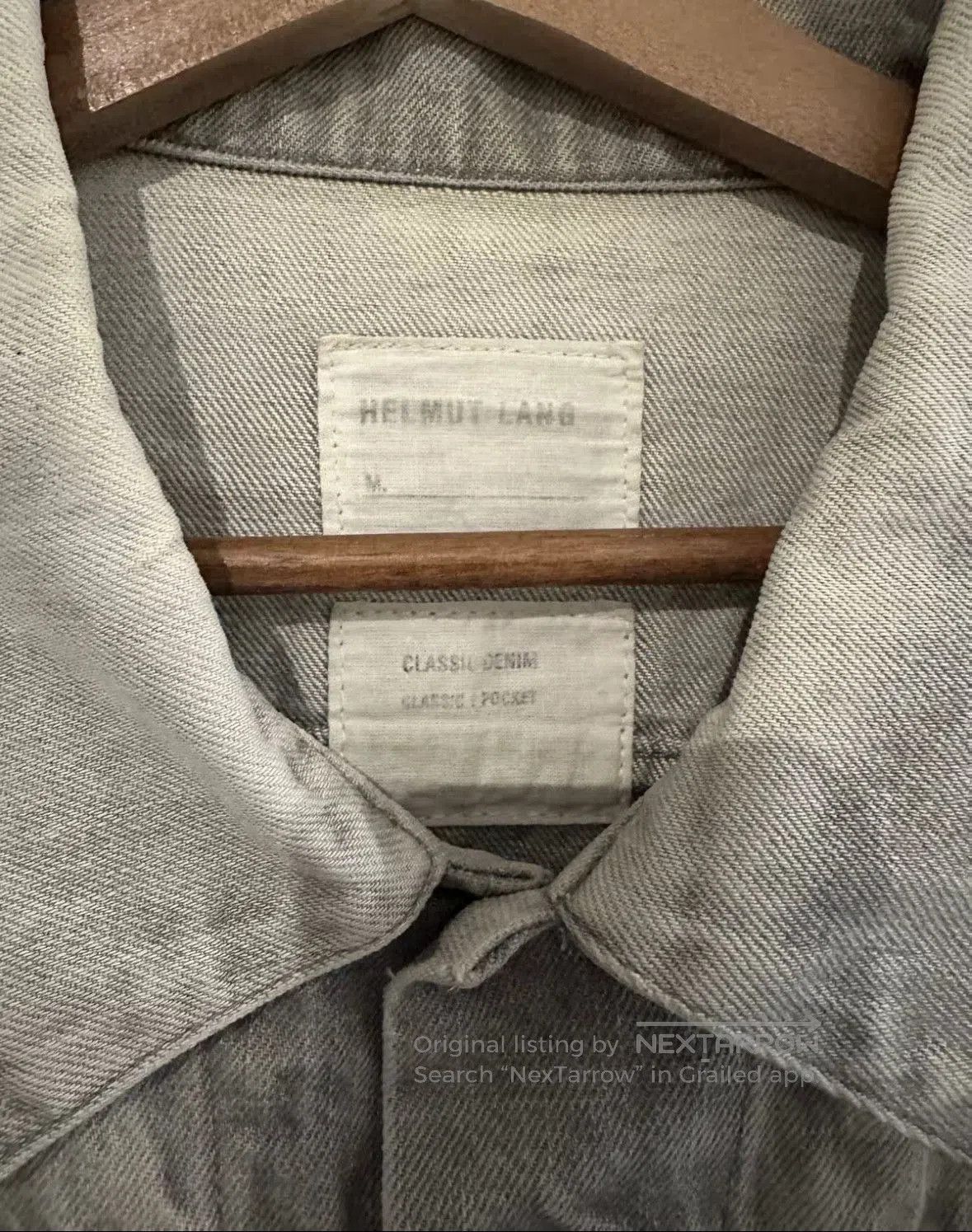 Helmut Lang Cotton Denim Jacket. Size US L / EU 52-54 / 3 - 3 Thumbnail