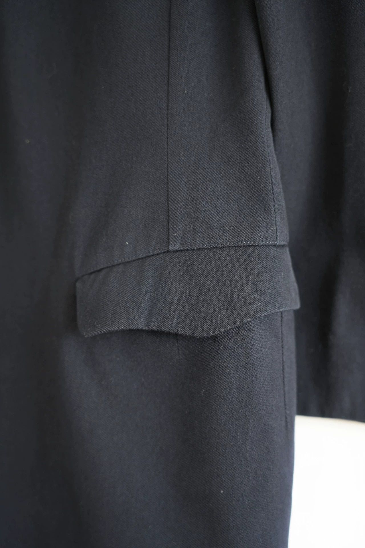 Yohji Yamamoto Yohji Yamamoto 87AW Asym Pocket Long Blazer Navy Size US M / EU 48-50 / 2 - 5 Thumbnail