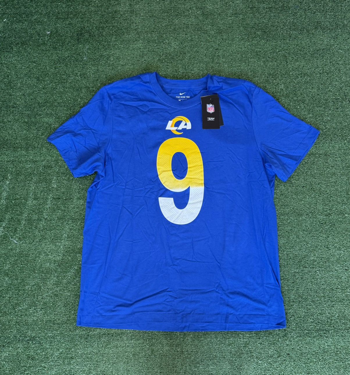Nike Nike Los Angeles Rams Matthew Stafford T Shirt Mens XL Blue Size US XL / EU 56 / 4 - 1 Thumbnail