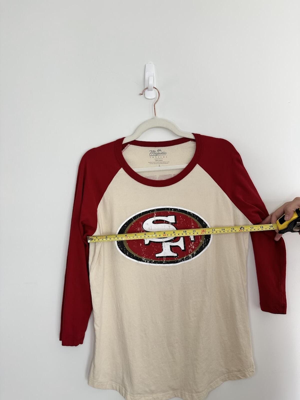 Majestic San Francisco 49ers Women's Baseball Tee Brock Purdy - Sz. L Size L / US 10 / IT 46 - 6 Thumbnail