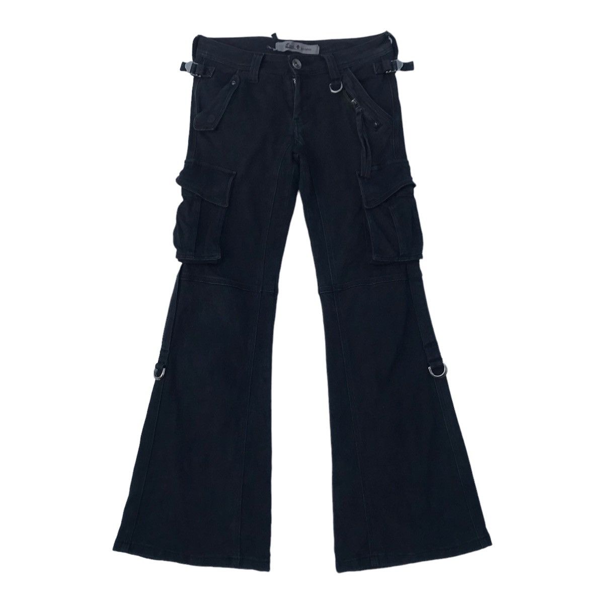 Japanese Brand Cook Jeans Japan Cargo Tactical Bondage Faded Pants Size US 29 - 1 Thumbnail