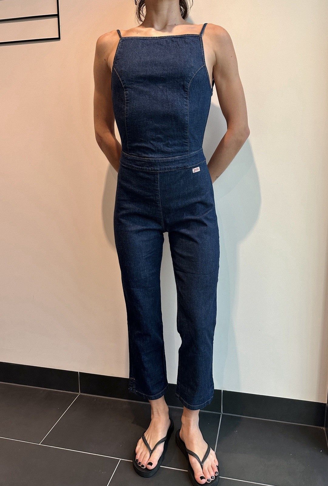 Miss Sixty Miss Sixty Jumpsuit Open Back Vintage Y2k Festival Denim Size 26" / US 2 / IT 38 - 5 Thumbnail