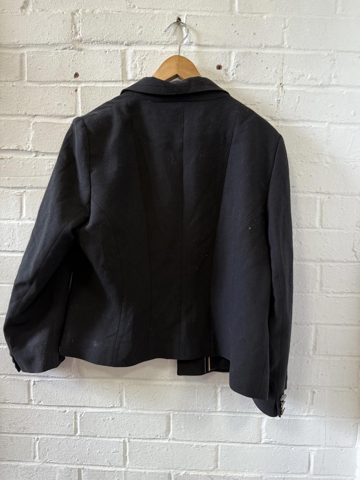 Designer Hobbs London Black Women's Blazer Size M / US 6-8 / IT 42-44 - 4 Thumbnail