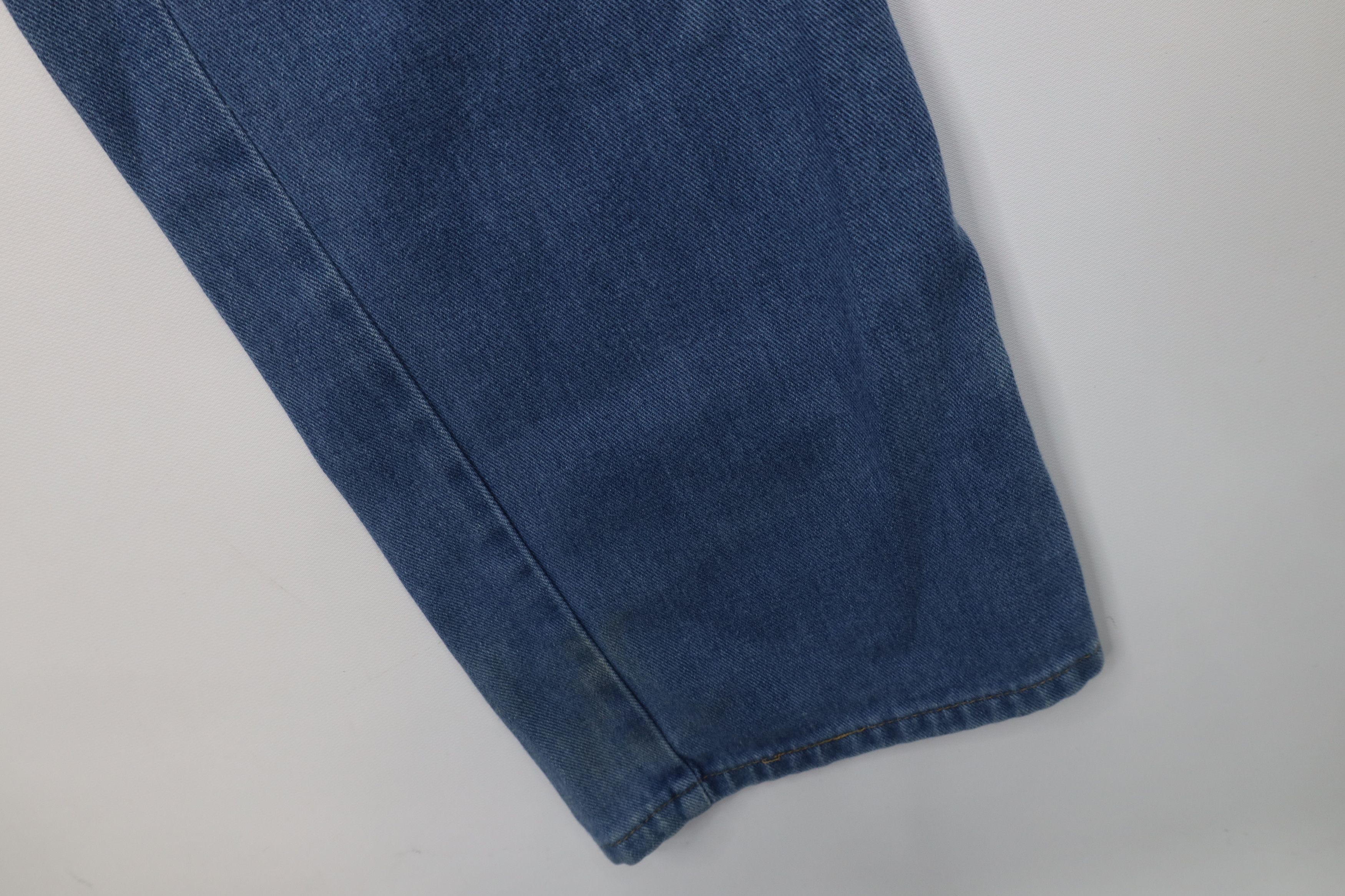 Vintage Vintage 70s Streetwear Flared Denim Jeans Blue Cotton Size 34" / US 12 / IT 48 - 5 Thumbnail