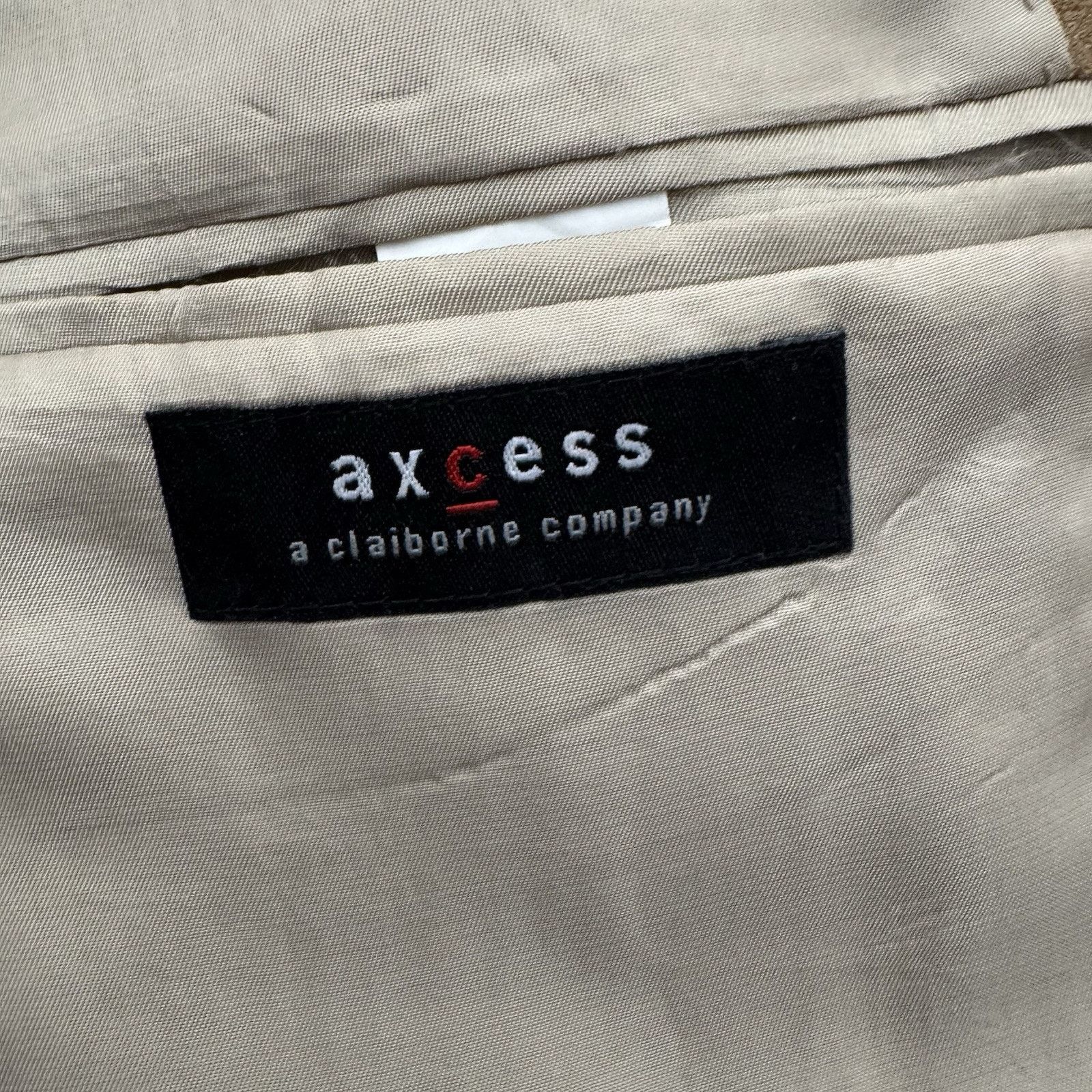 Other Axcess Suit Coat Mens 44L Office Vintage Y2K Blazer Formal Size 44L - 13 Thumbnail