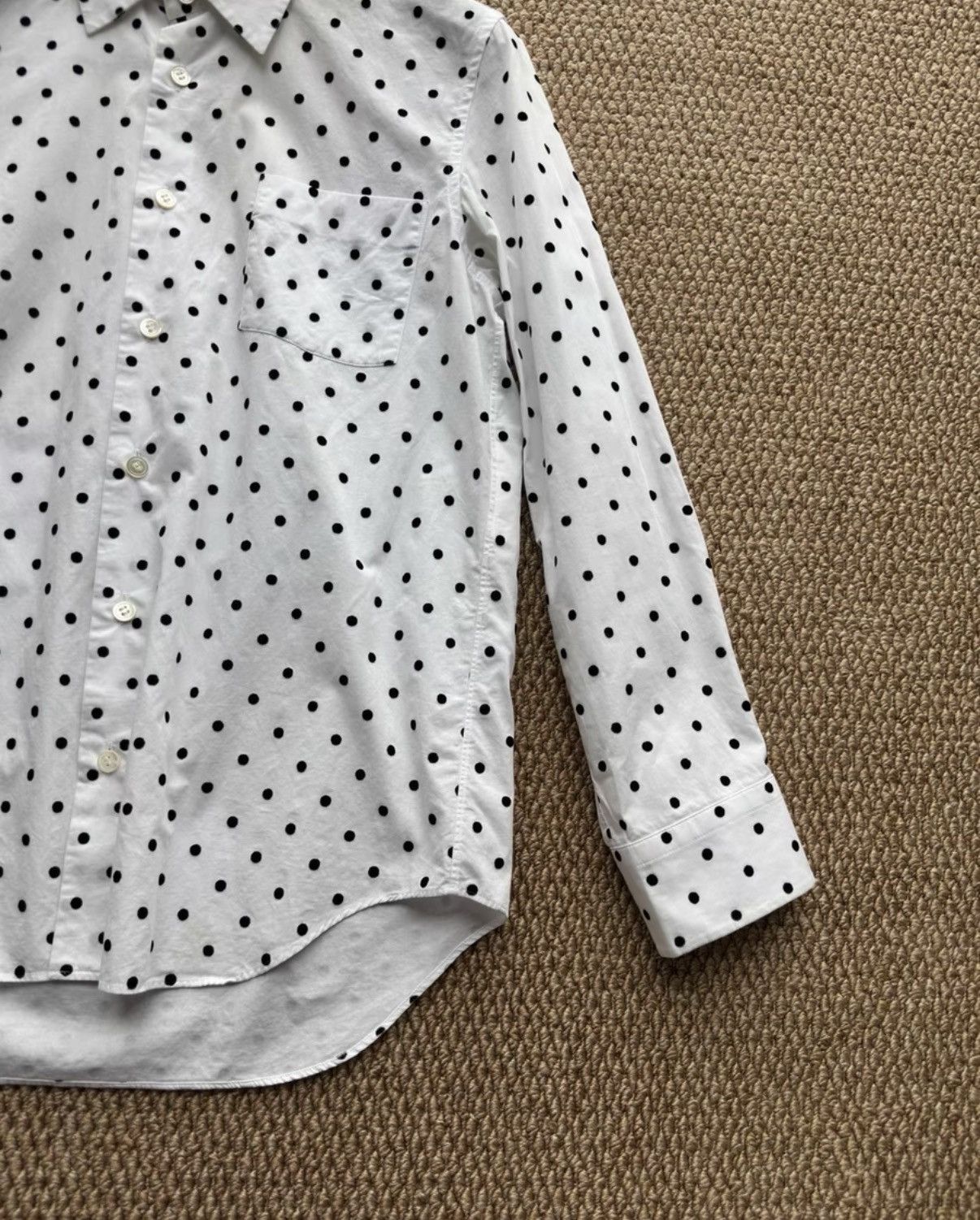 Comme des Garcons COMME des GARÇONS Polka Dot Long Sleeve Shirt K23 Size US S / EU 44-46 / 1 - 2 Thumbnail