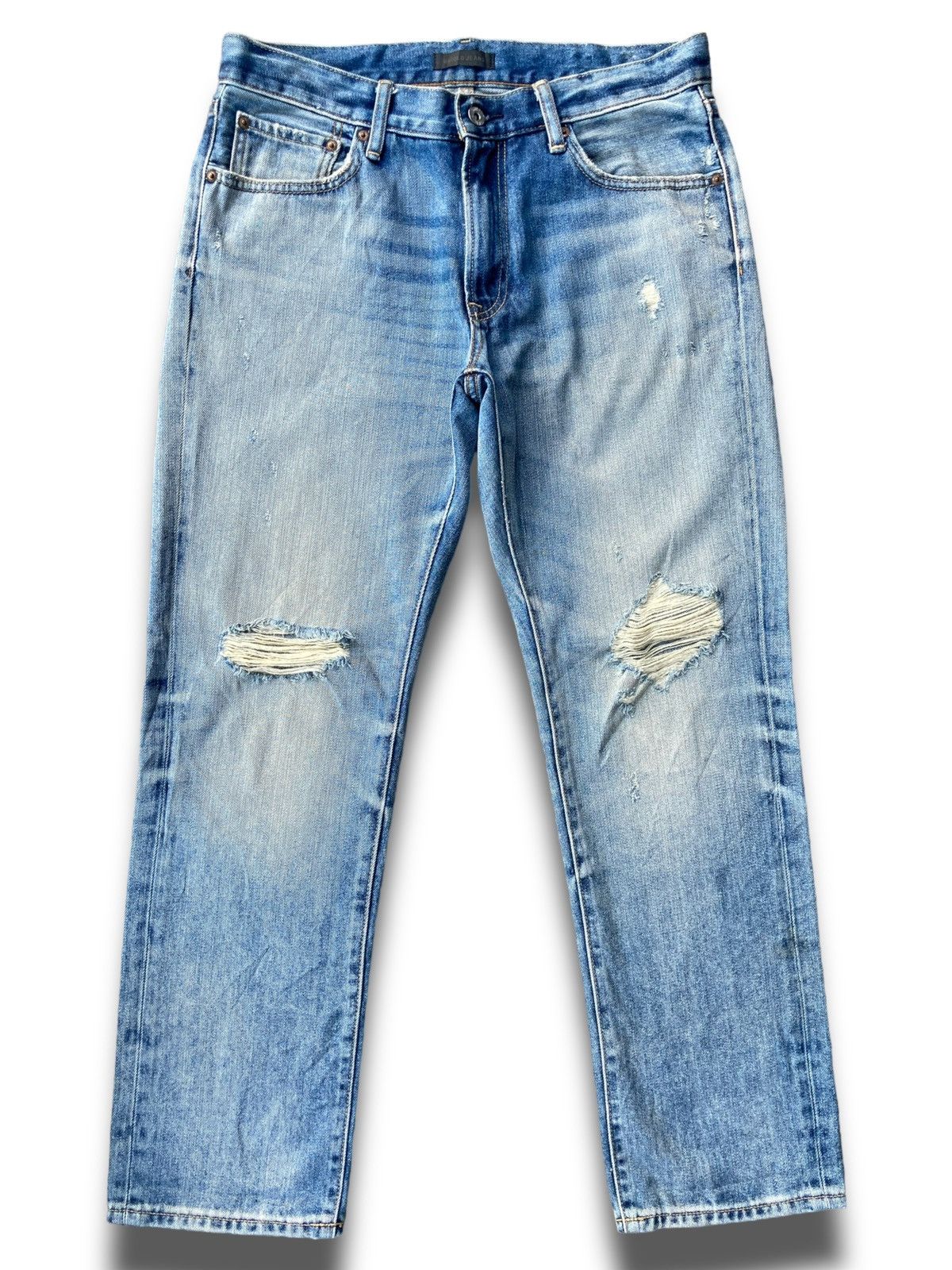 Jun Takahashi × Uniqlo × Vintage Vintage Y2K Kaihara Denim Pants Size US 32 / EU 48 - 1 Thumbnail