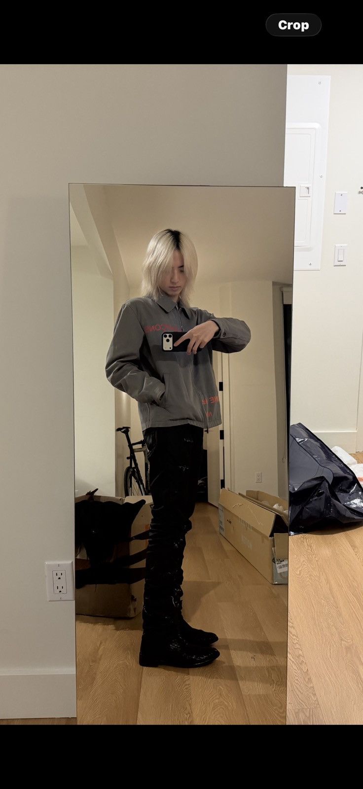 Comme des Garcons Comme des Garçons Homme 2001 spilt logo jacket Size US M / EU 48-50 / 2 - 3 Thumbnail