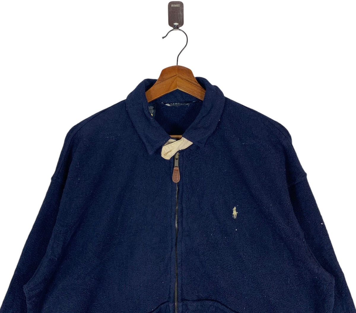 Polo Ralph Lauren × Ralph Lauren 💥💥 VINTAGE POLO RALPH LAUREN FLEECE ZIPPER SWEATER Size US XL / EU 56 / 4 - 4 Thumbnail