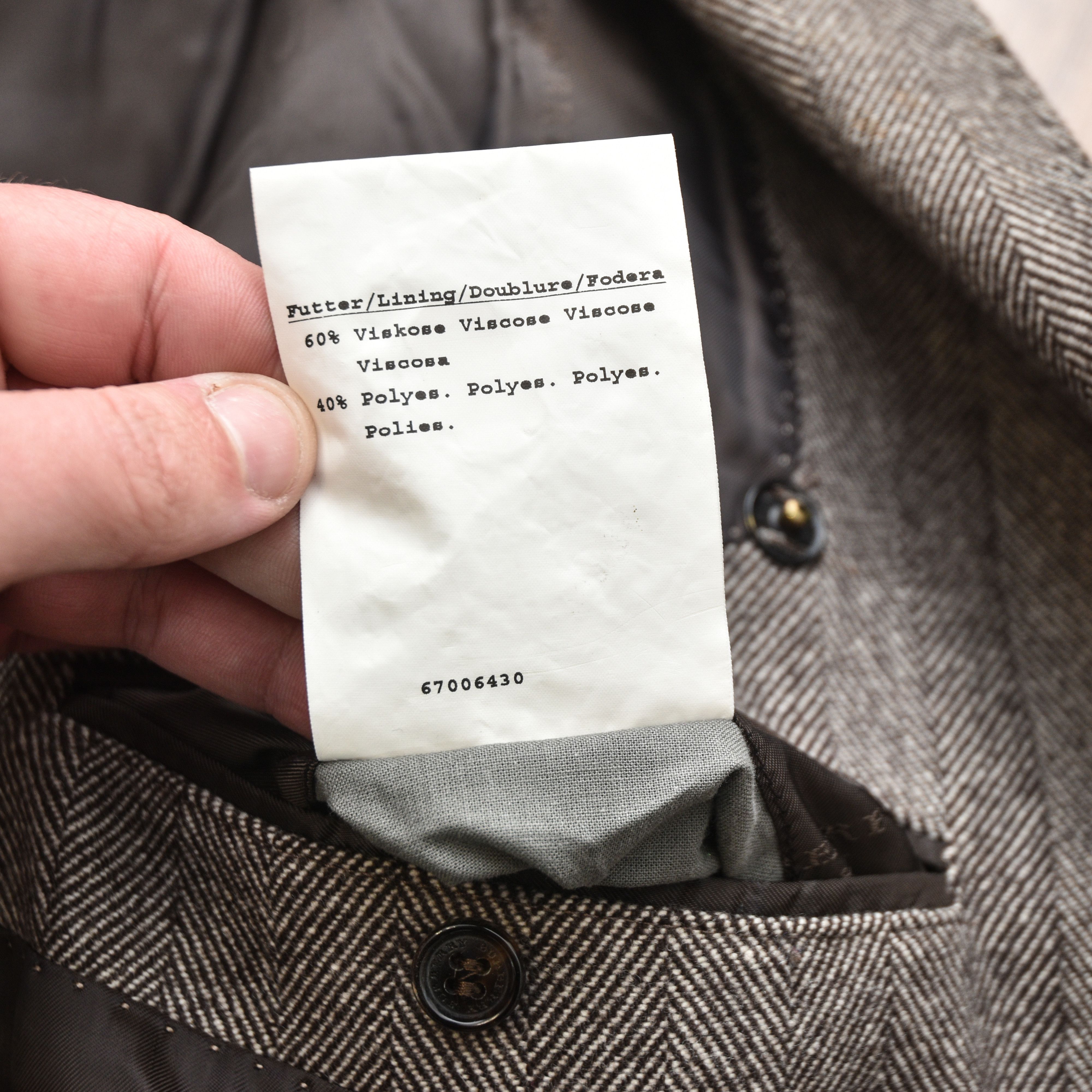 Burberry Burberry Herringbone Overcoat Grey Double Breasted Old Money Size US XXL / EU 58 / 5 - 15 Thumbnail