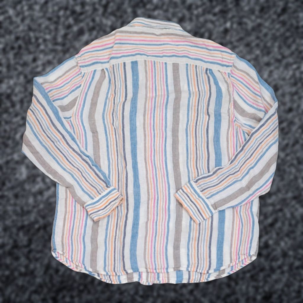 Tommy Bahama Tommy Bahama Shirt Men's XL Button-Front Linen Striped Casual Preppy Beach Multiple Colors Size US XL / EU 56 / 4 - 1 Thumbnail
