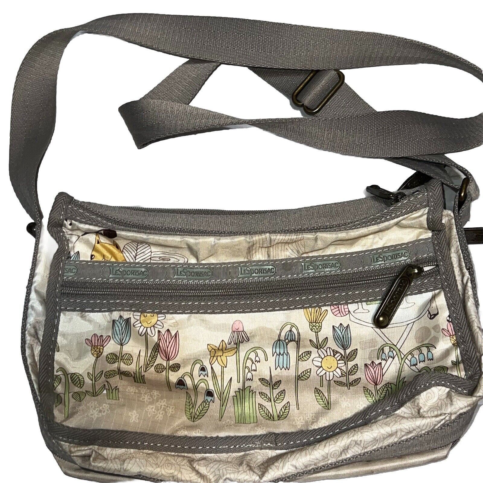 LeSportsac LeSportsac Deluxe Floral Bag Crossbody Shoulder with Pouch Size ONE SIZE - 6 Thumbnail