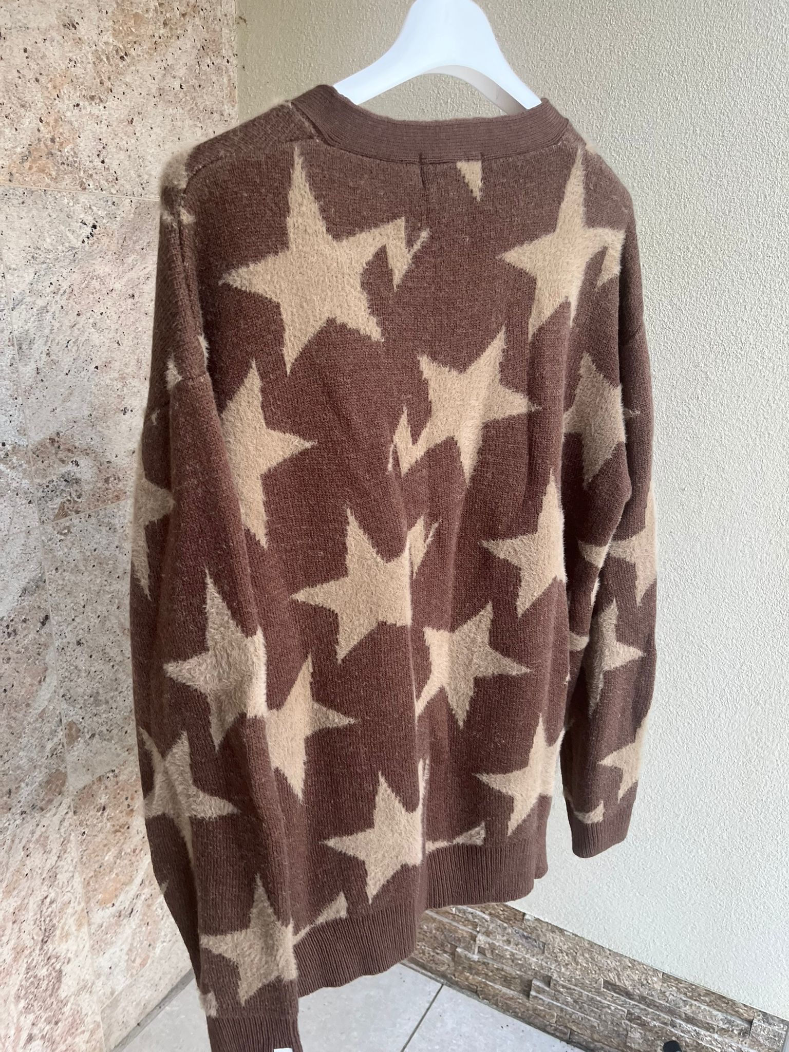 Bape Star Pattern Relaxed Cardigan Size US L / EU 52-54 / 3 - 5 Thumbnail