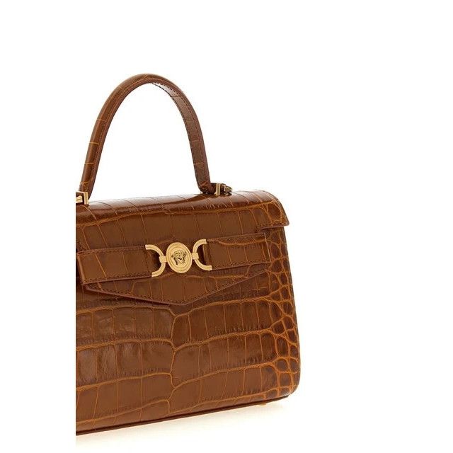 Versace VERSACE Medusa '95 Medium Brown Top Handle Bag New & Authent Size ONE SIZE - 3 Thumbnail