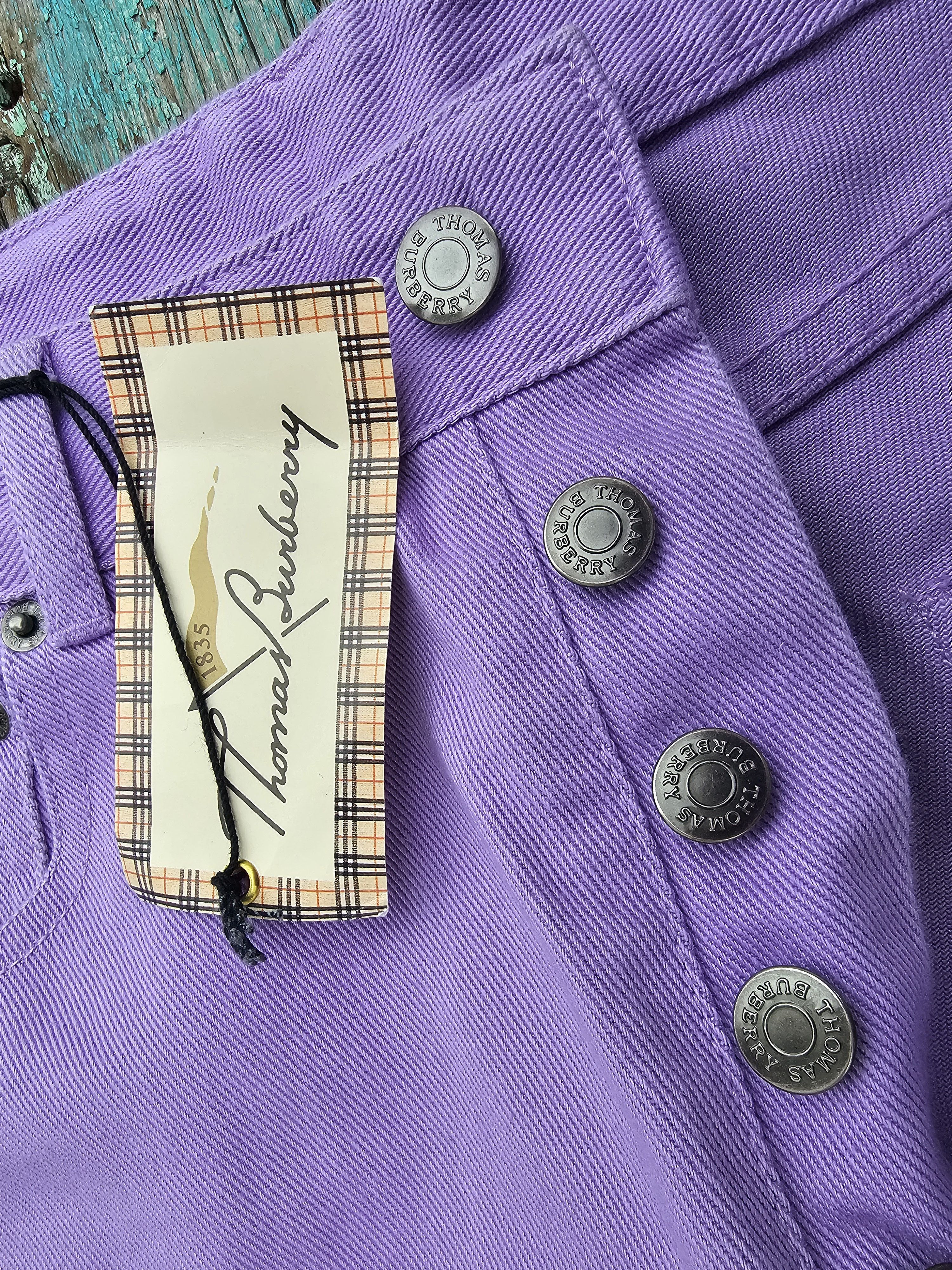 Burberry 90x Vintage Thomas Burberry Denim Jeans Size 32" / US 10 / IT 46 - 7 Thumbnail