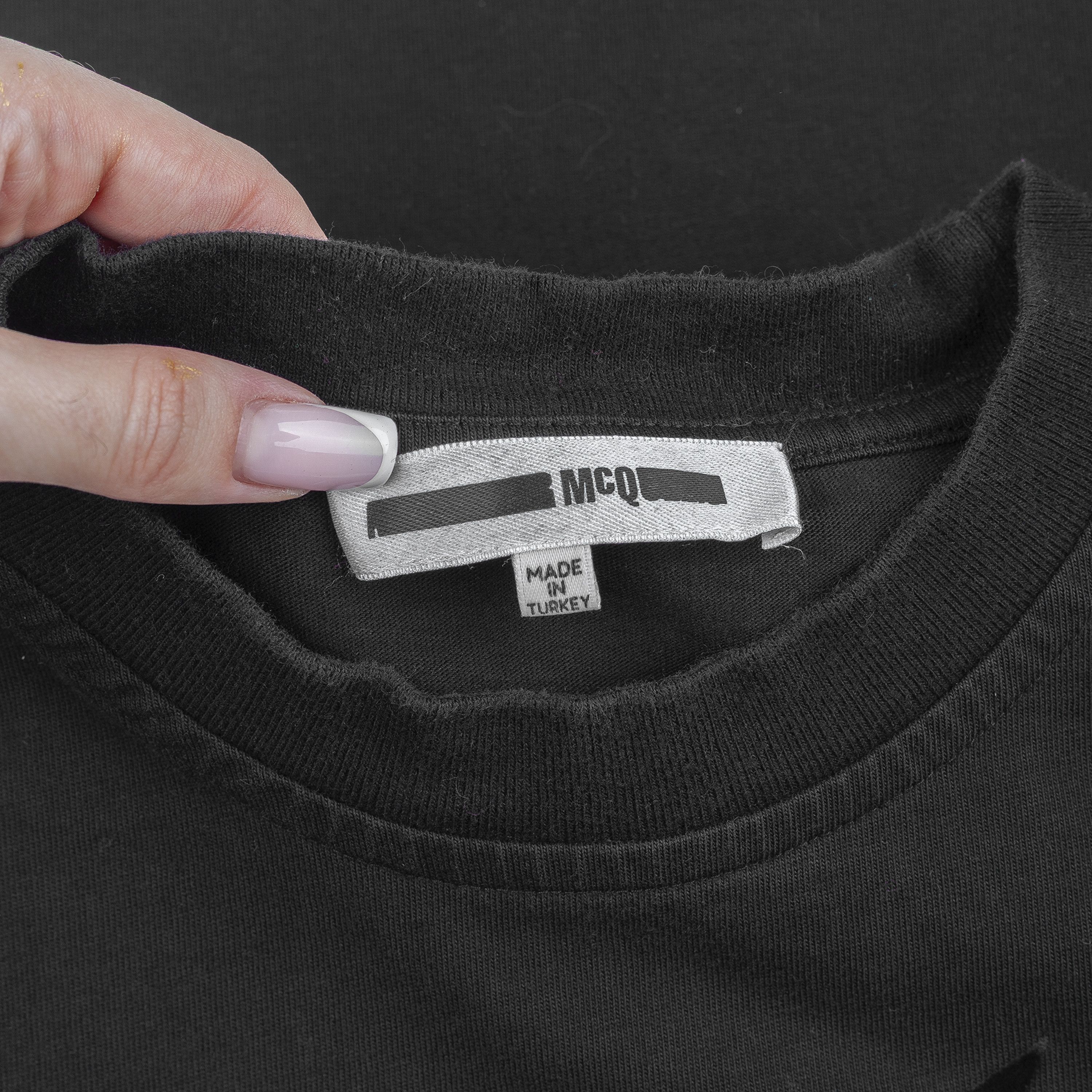 McQ Alexander McQueen McQ McQueen Black Cotton T‑Shirt with Monster Eye Graphic Size US L / EU 52-54 / 3 - 5 Thumbnail