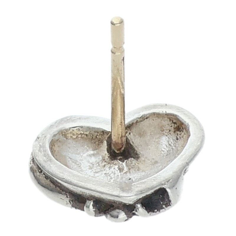 Chrome Hearts Chrome Hearts Heart Stud Silver Earring Size ONE SIZE - 3 Thumbnail
