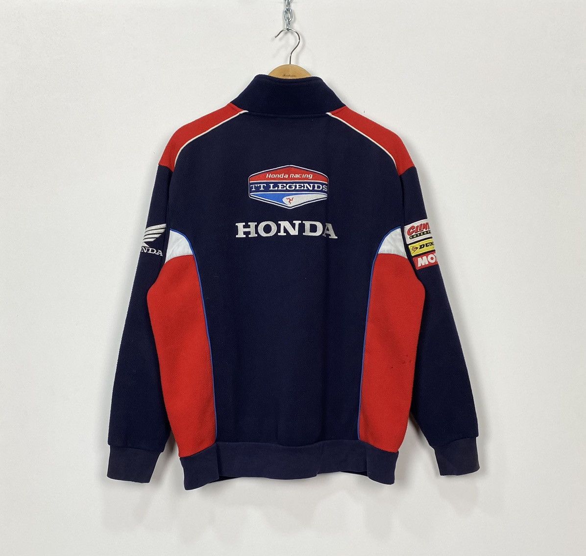 Honda Honda Racing TT Legends Mens Jacket Fleece Navy/Red Sz Large Size US L / EU 52-54 / 3 - 18 Thumbnail