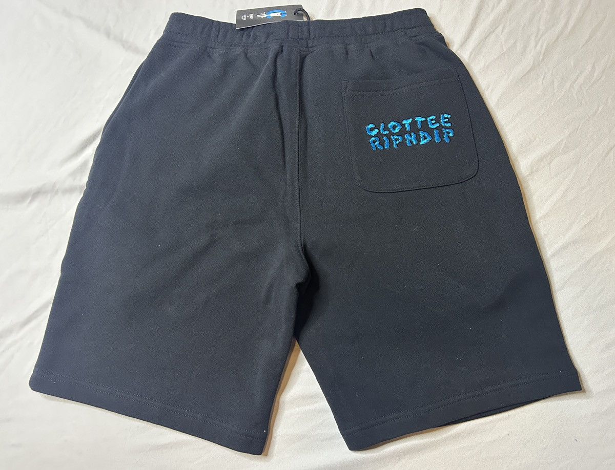 CLOT × RIPNDIP RIPNDIP X CLOT Black Sweat-Shorts Men’s Small Clottee Size US 30 / EU 46 - 2 Thumbnail