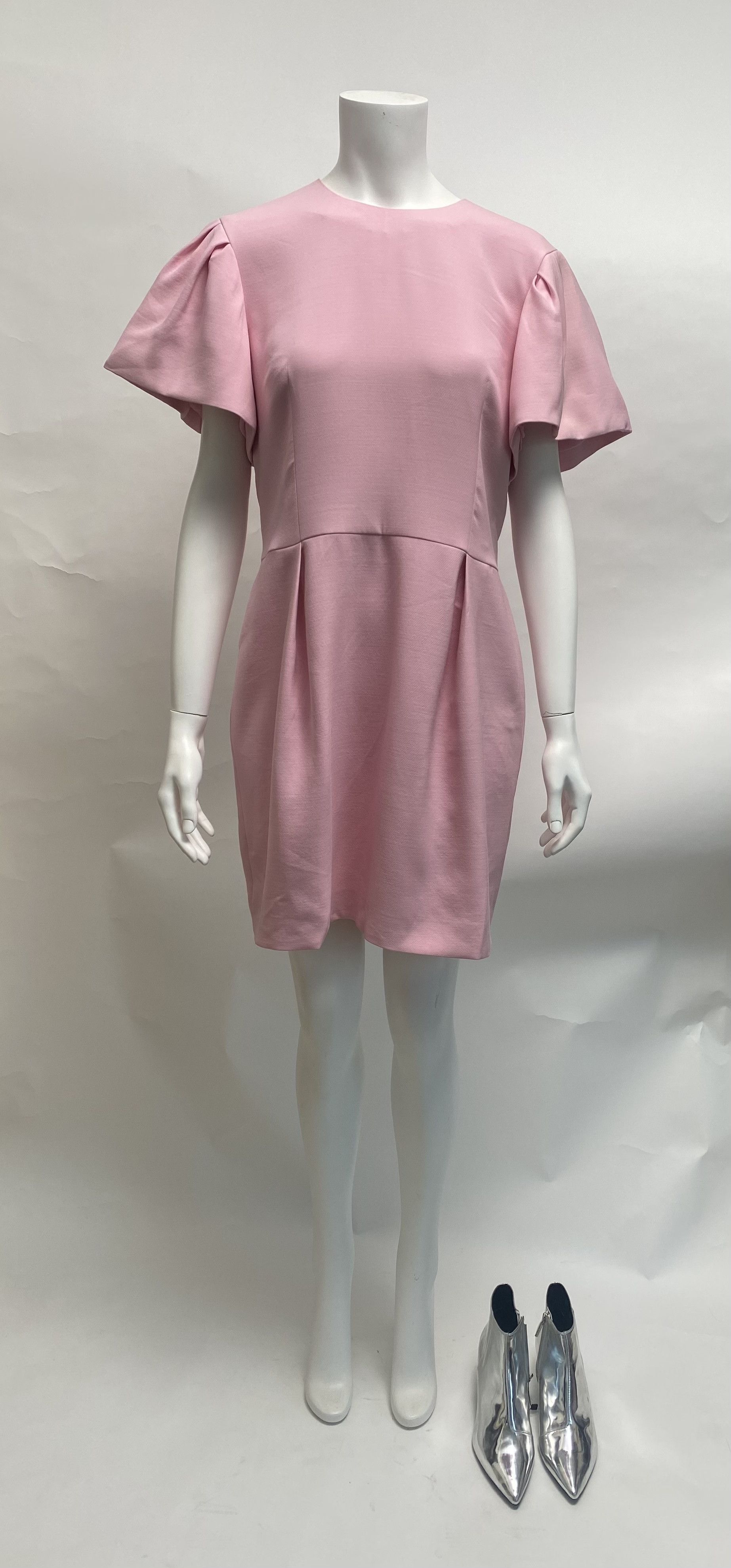 Alexander McQueen Wool Silk Blend Mini Dress Size XL / US 12-14 / IT 48-50 - 1 Thumbnail