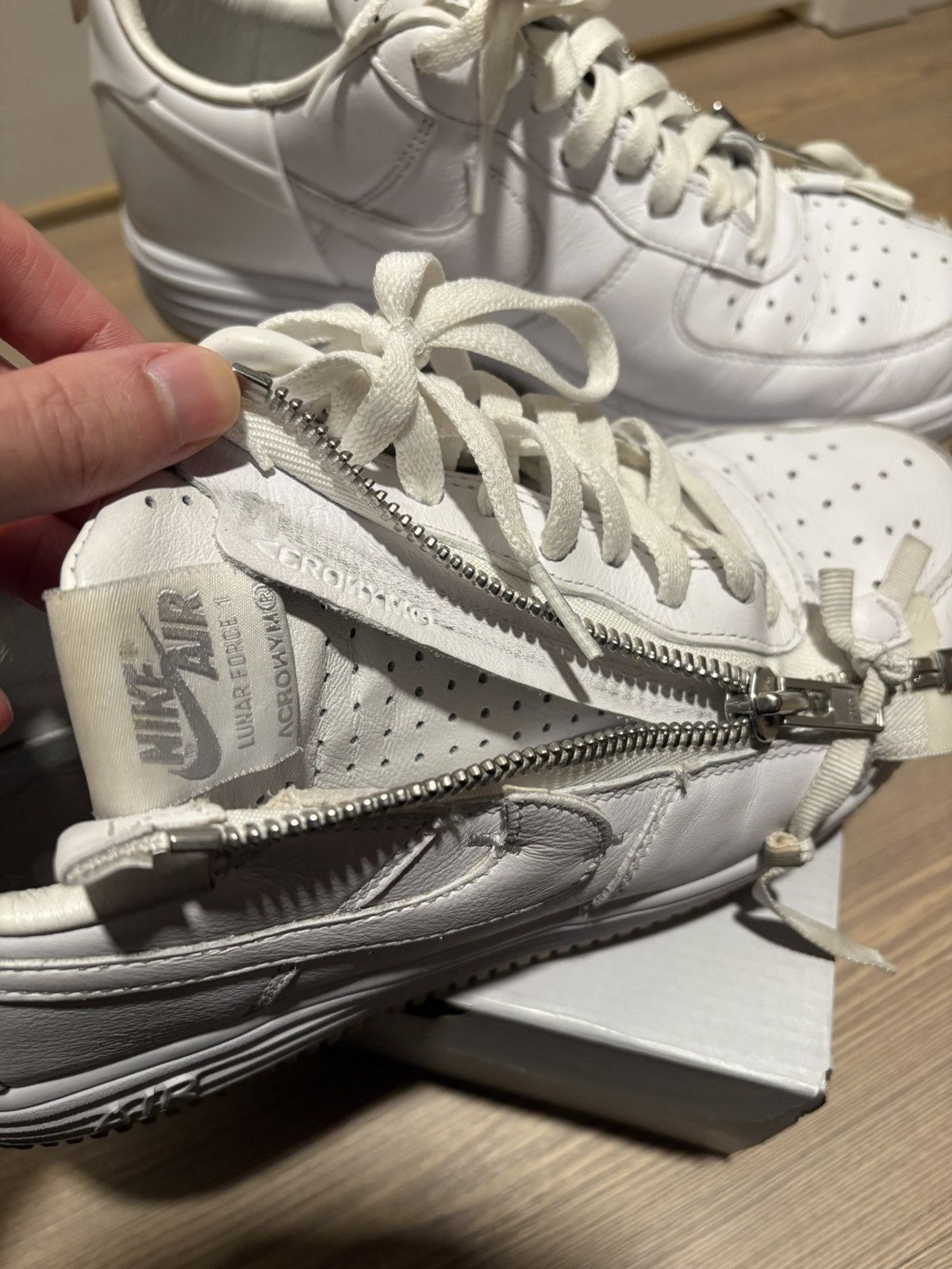 Acronym × Nike Lunar Force 1 White Size US 9 / EU 42 - 9 Thumbnail